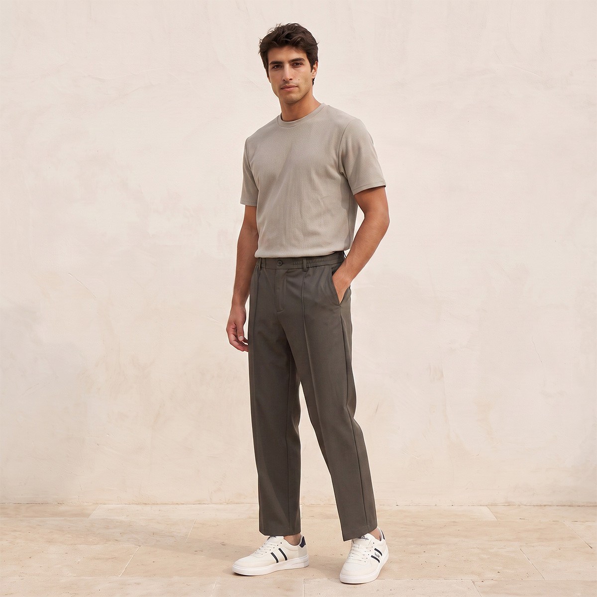 Splash Smart Relaxed Fit Trousers-men-clothing-bottoms-trousersandchinos-trousers-image-2