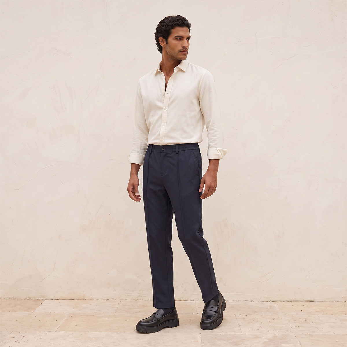 Splash Smart Relaxed Fit Trousers-men-clothing-bottoms-trousersandchinos-trousers-image-2