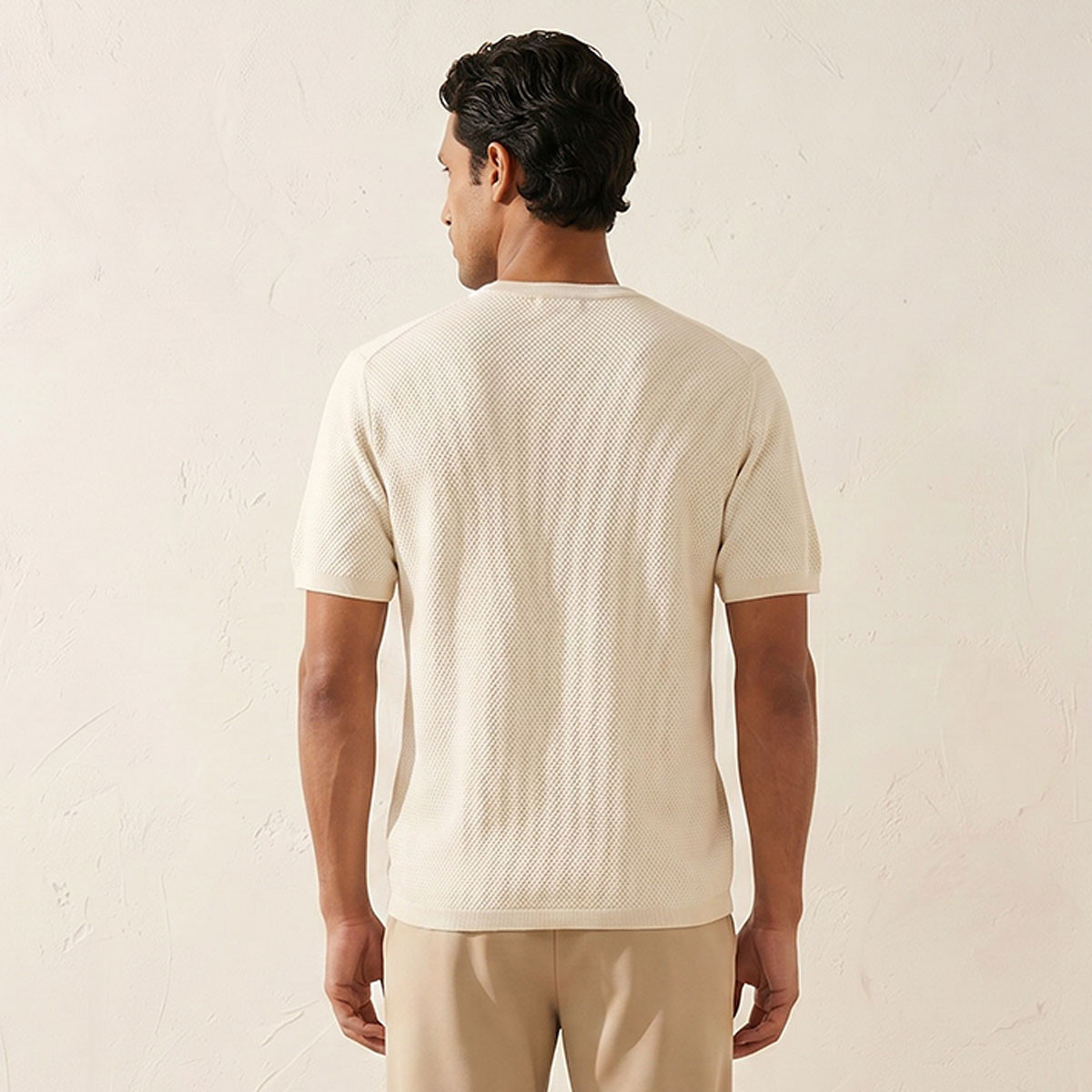 Splash Iconic Crew Neck Popcorn Textured T-shirt-men-clothing-tshirtsandpolos-tshirts-image-4