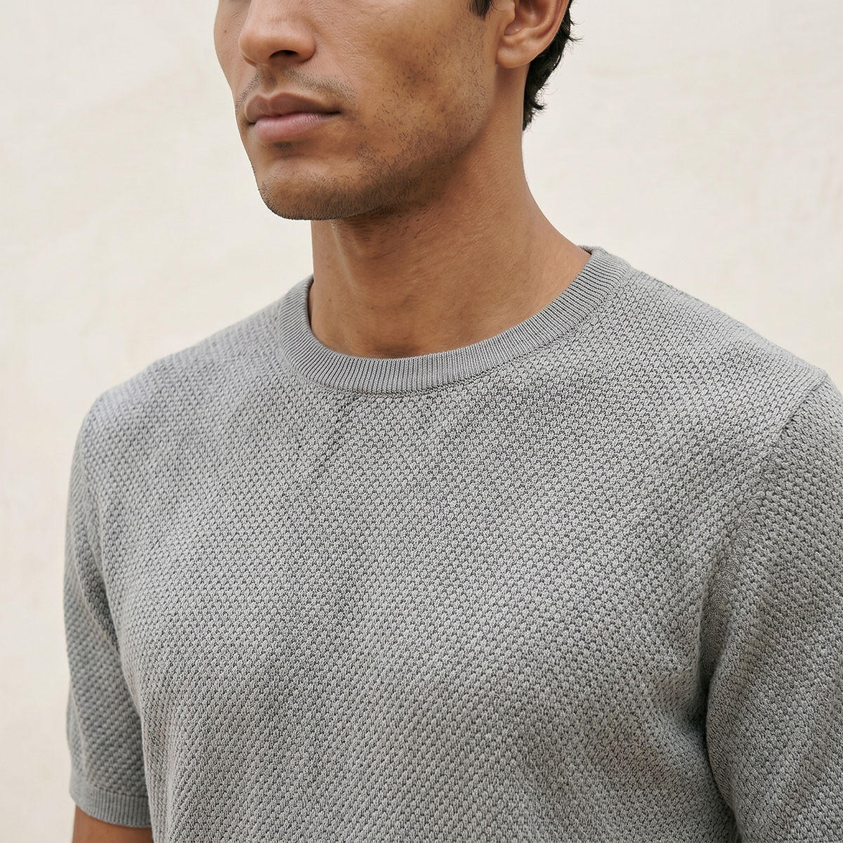 Splash Iconic Crew Neck Popcorn Textured T-shirt-men-clothing-tshirtsandpolos-tshirts-image-2
