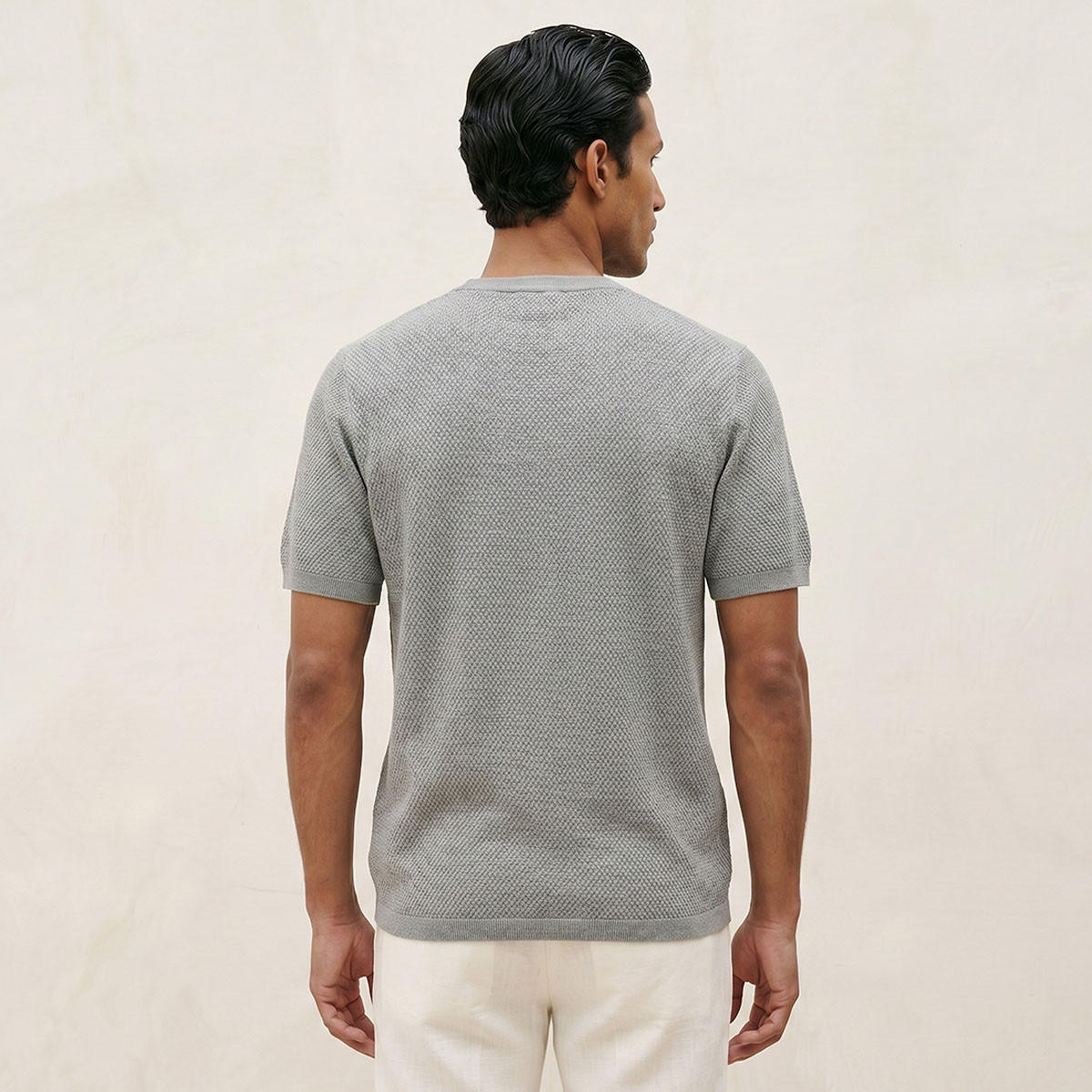 Splash Iconic Crew Neck Popcorn Textured T-shirt-men-clothing-tshirtsandpolos-tshirts-image-4