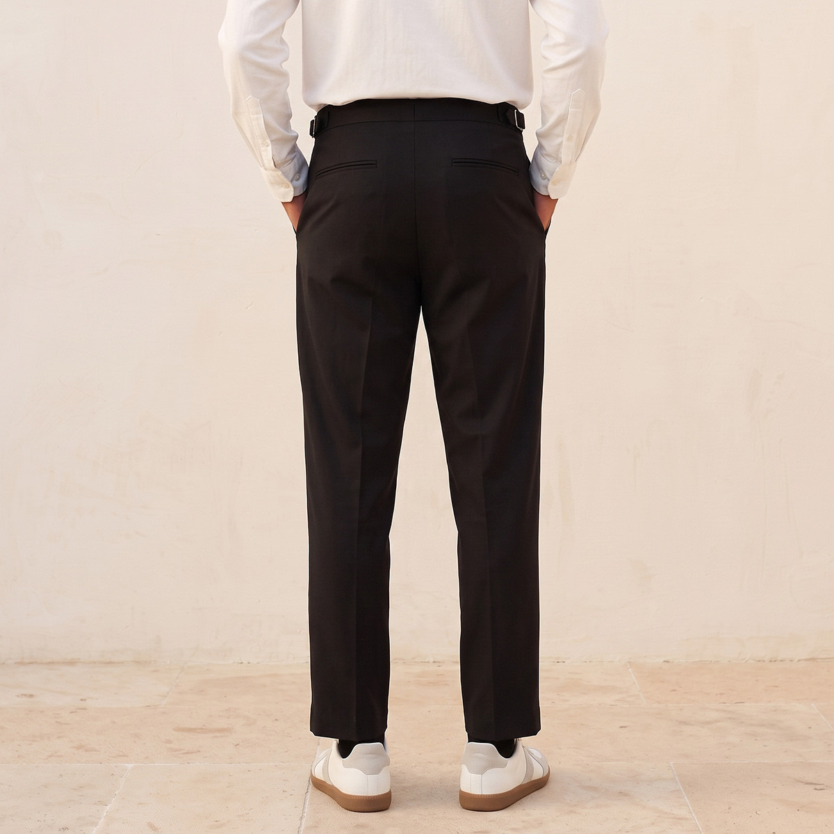 Splash Iconic Relaxed Fit Pleated Trousers-men-clothing-bottoms-trousersandchinos-trousers-image-3