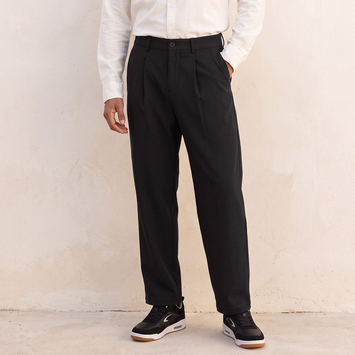 Splash Iconic Straight Fit Trousers-men-clothing-bottoms-trousersandchinos-trousers-image-1