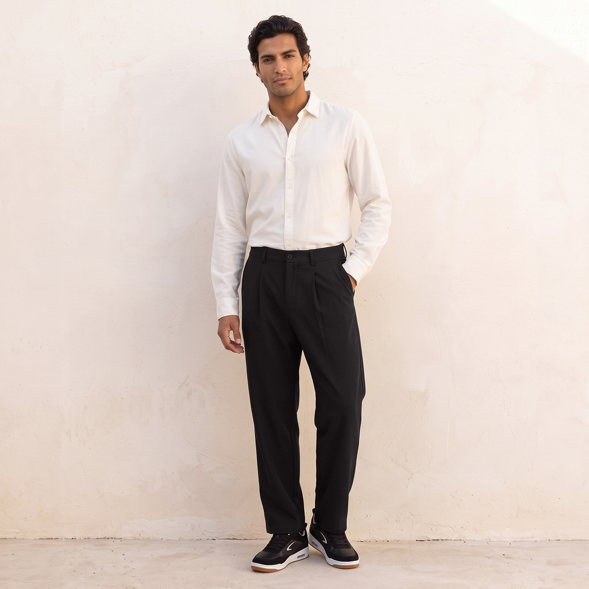Splash Iconic Straight Fit Trousers-men-clothing-bottoms-trousersandchinos-trousers-image-2