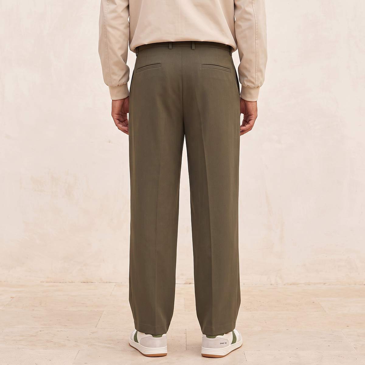 بنطلون بقصة مستقيمة من أيكونيك من سبلاش-men-clothing-bottoms-trousersandchinos-trousers-image-3