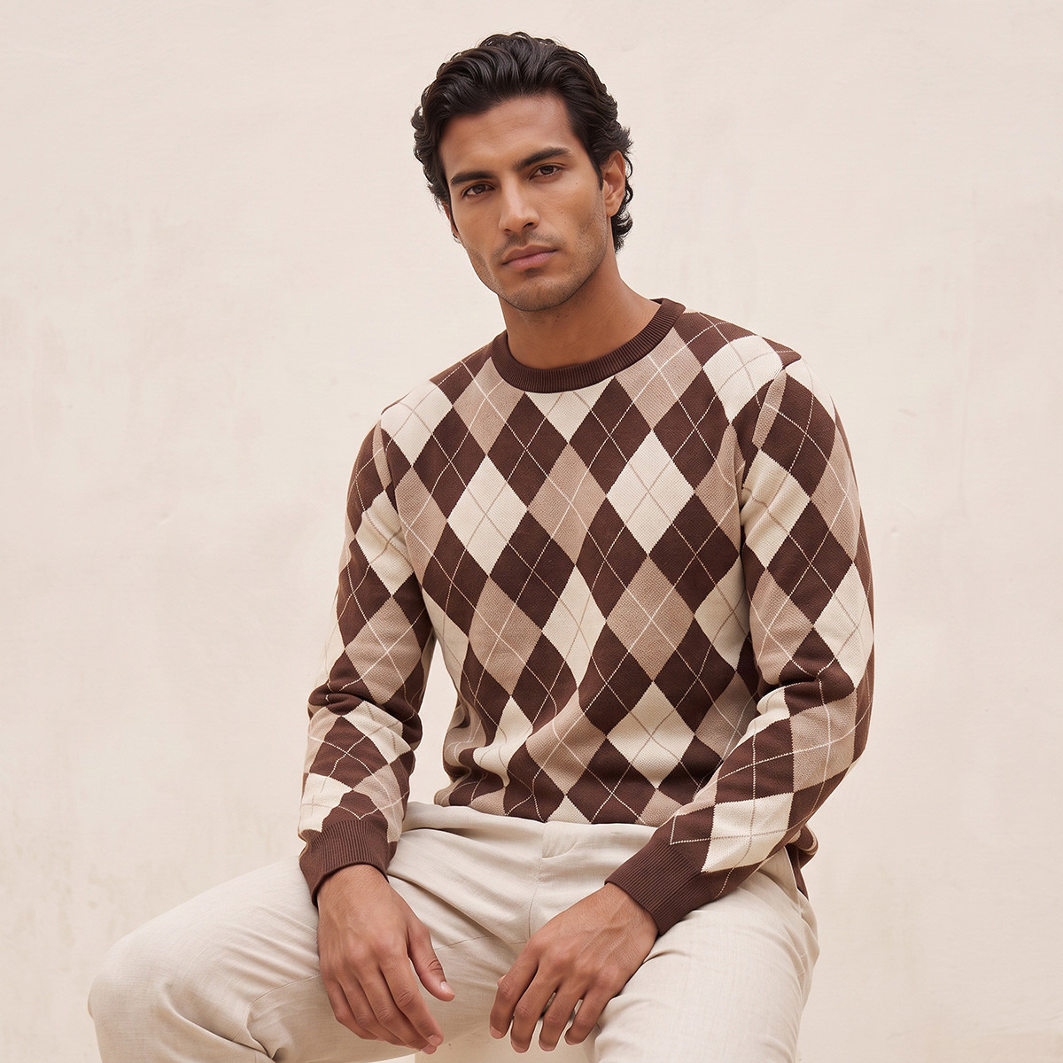 Splash Iconic Argyle Crew Neck Sweater-men-clothing-sweatersandpullovers-image-5