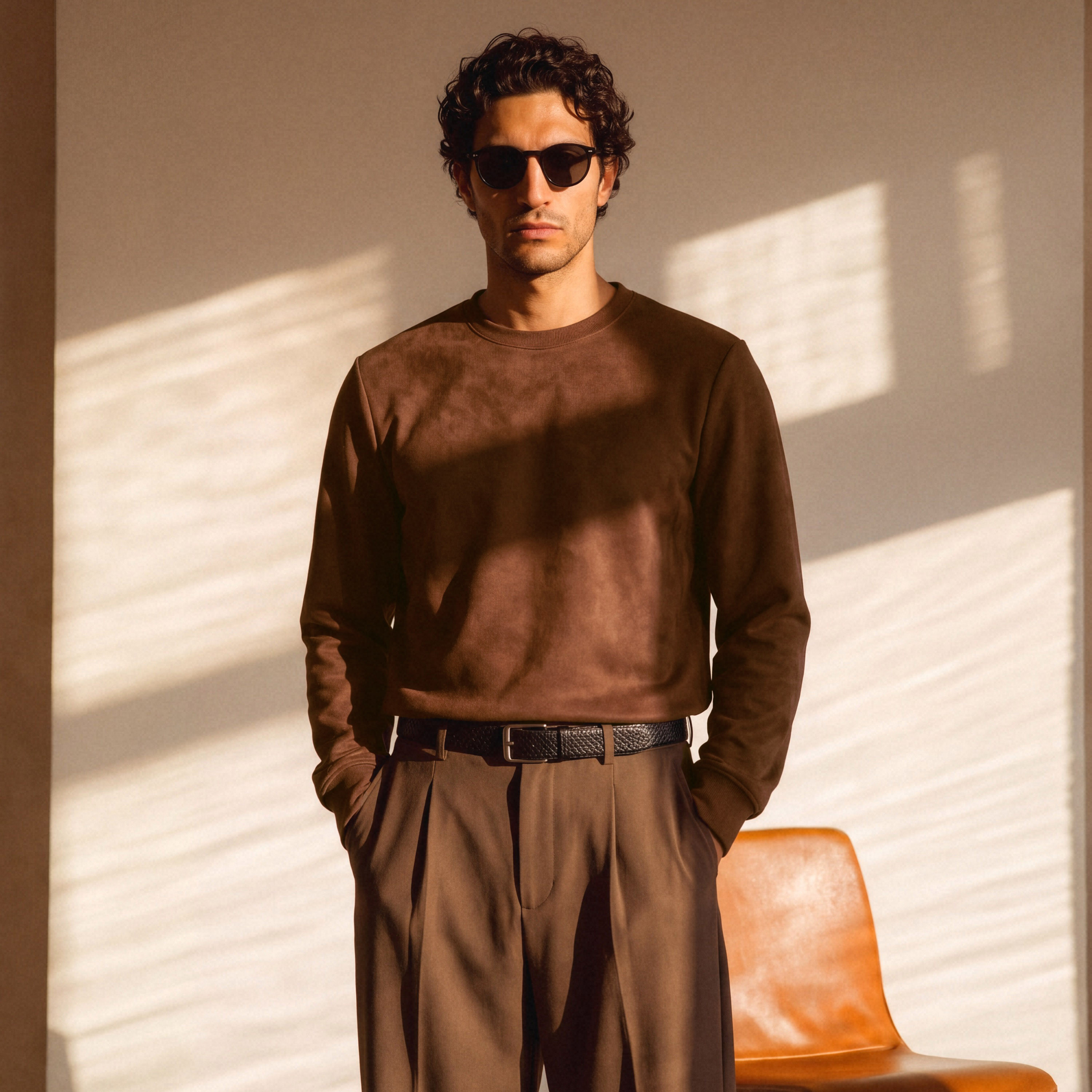 Splash Iconic Suede Sweatshirt-men-winterwear-hoodiesandsweatshirts-image-1