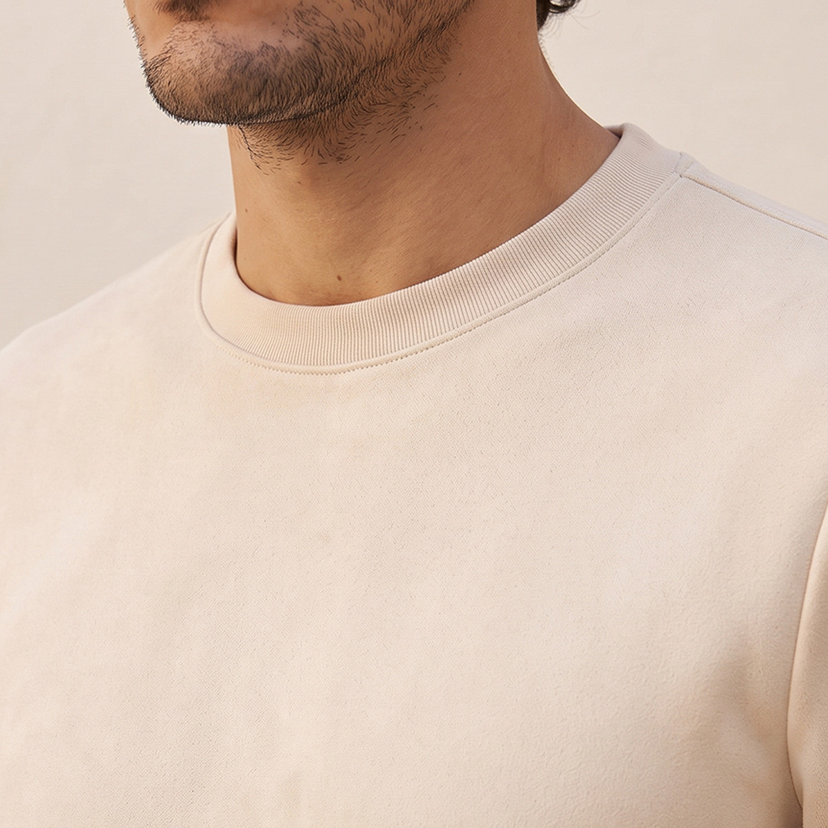 Splash Iconic Suede Sweatshirt-men-winterwear-hoodiesandsweatshirts-image-5
