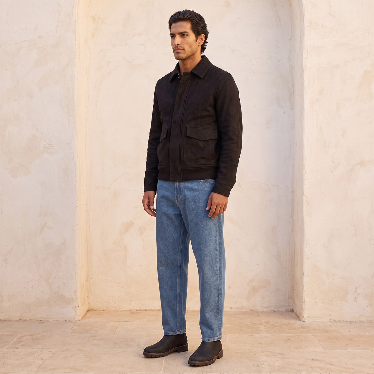 Splash Iconic Suede Utility Jacket with Pocket-men-clothing-jacketsandblazers-jackets-image-6