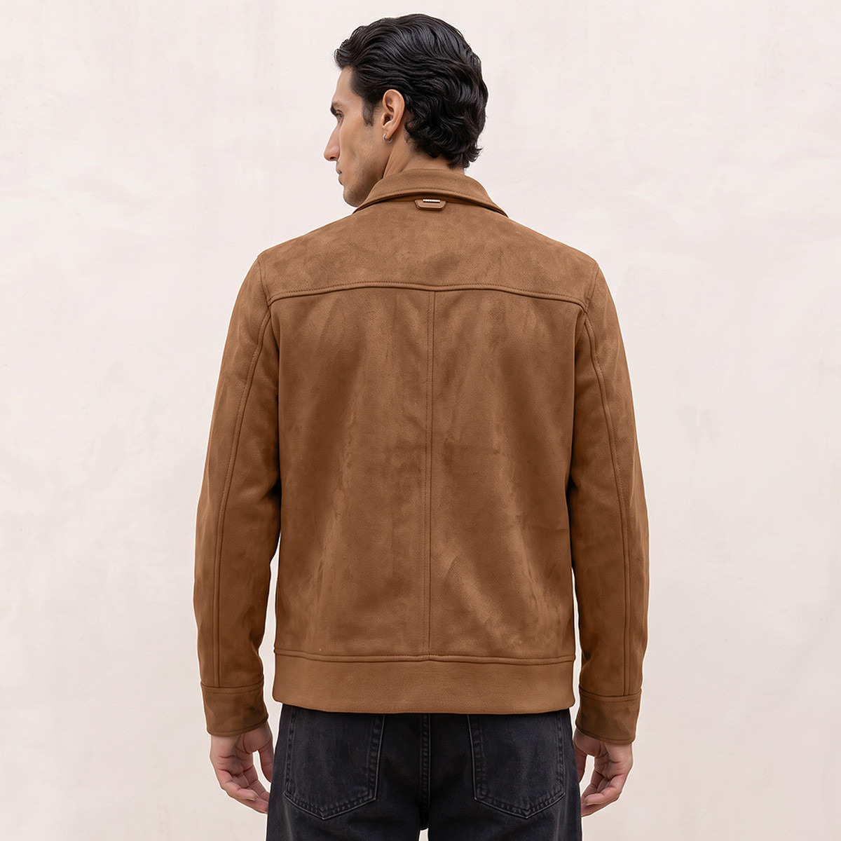 Splash Iconic Suede Utility Jacket with Pocket-men-clothing-jacketsandblazers-jackets-image-4