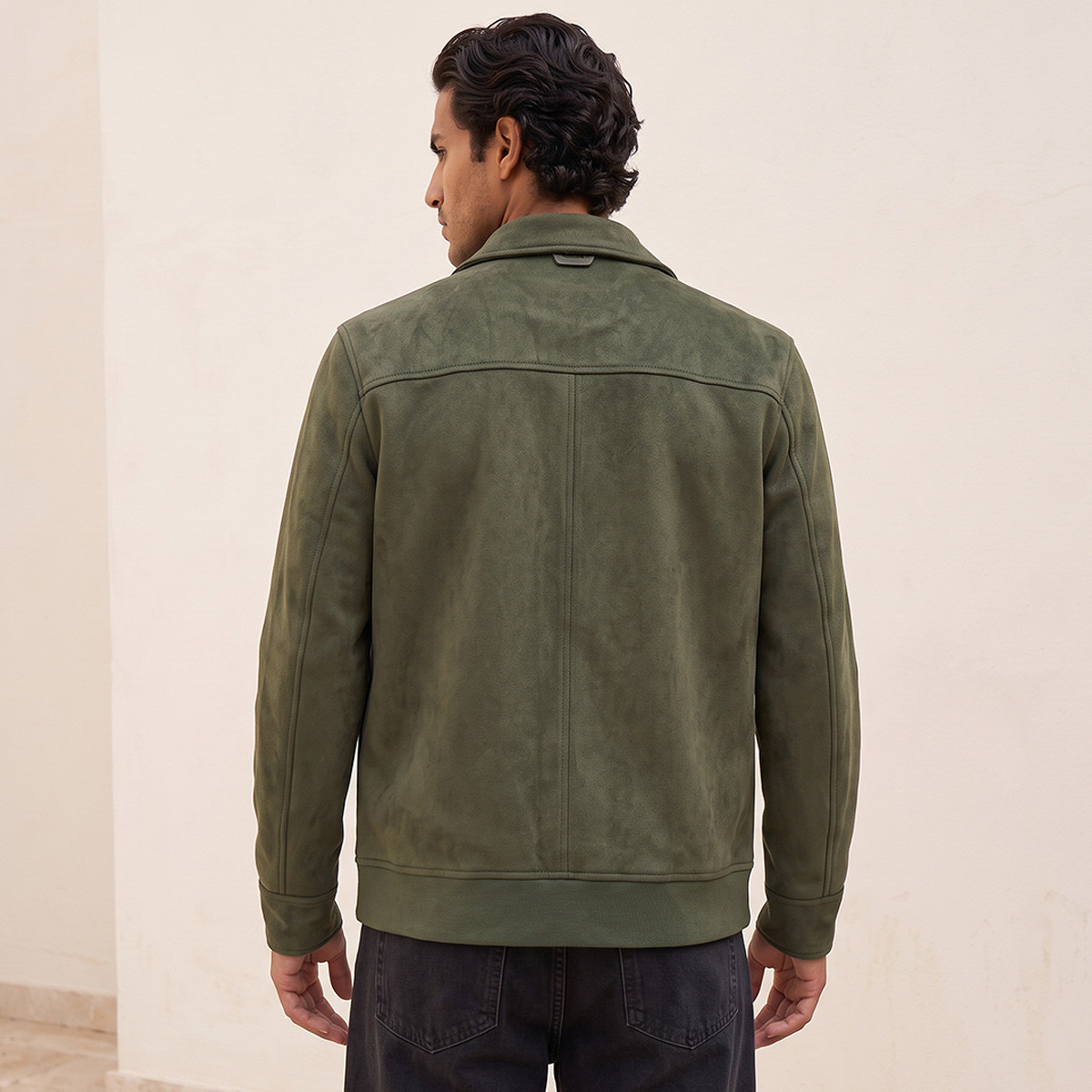 Splash Iconic Suede Utility Jacket with Pocket-men-clothing-jacketsandblazers-jackets-image-4