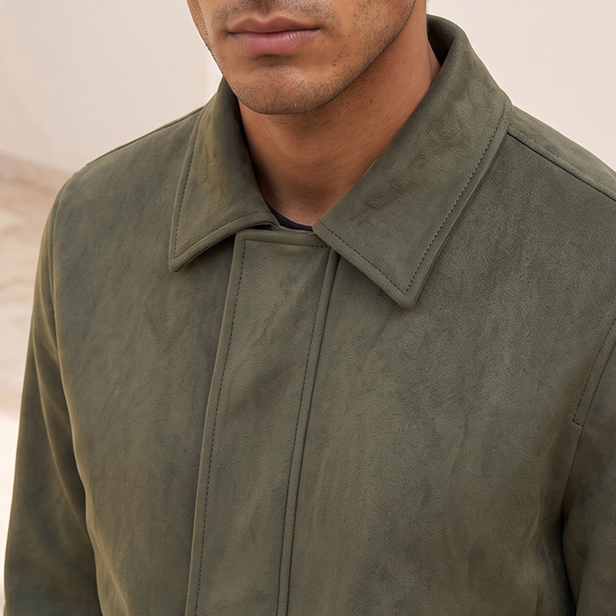 Splash Iconic Suede Utility Jacket with Pocket-men-clothing-jacketsandblazers-jackets-image-6
