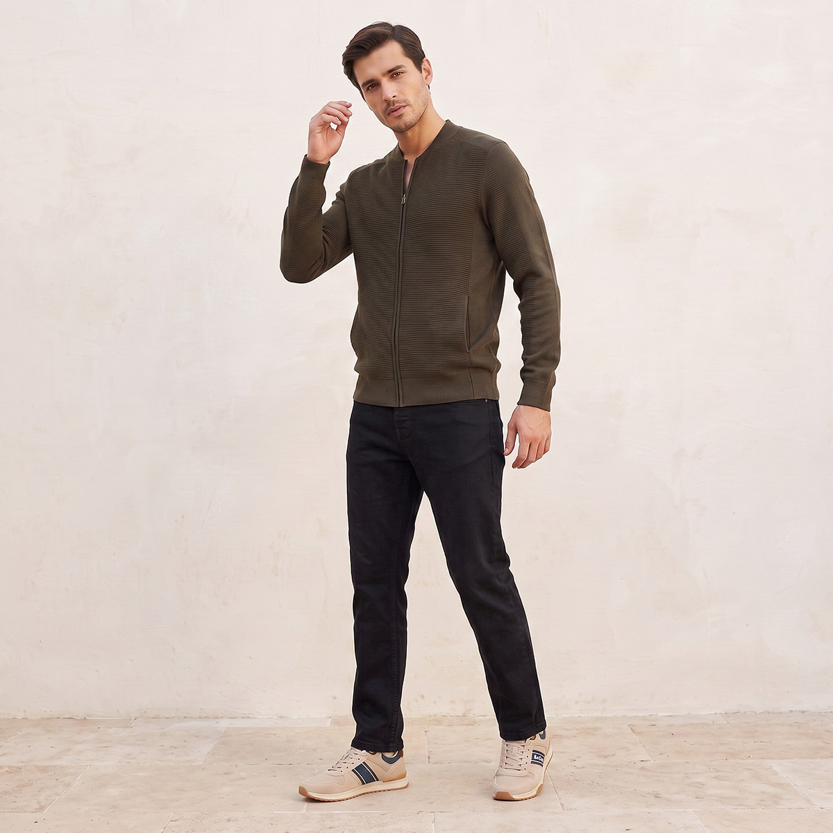 كارديجان مضلع من سبلاش أيكونيك-men-clothing-sweatersandpullovers-image-5