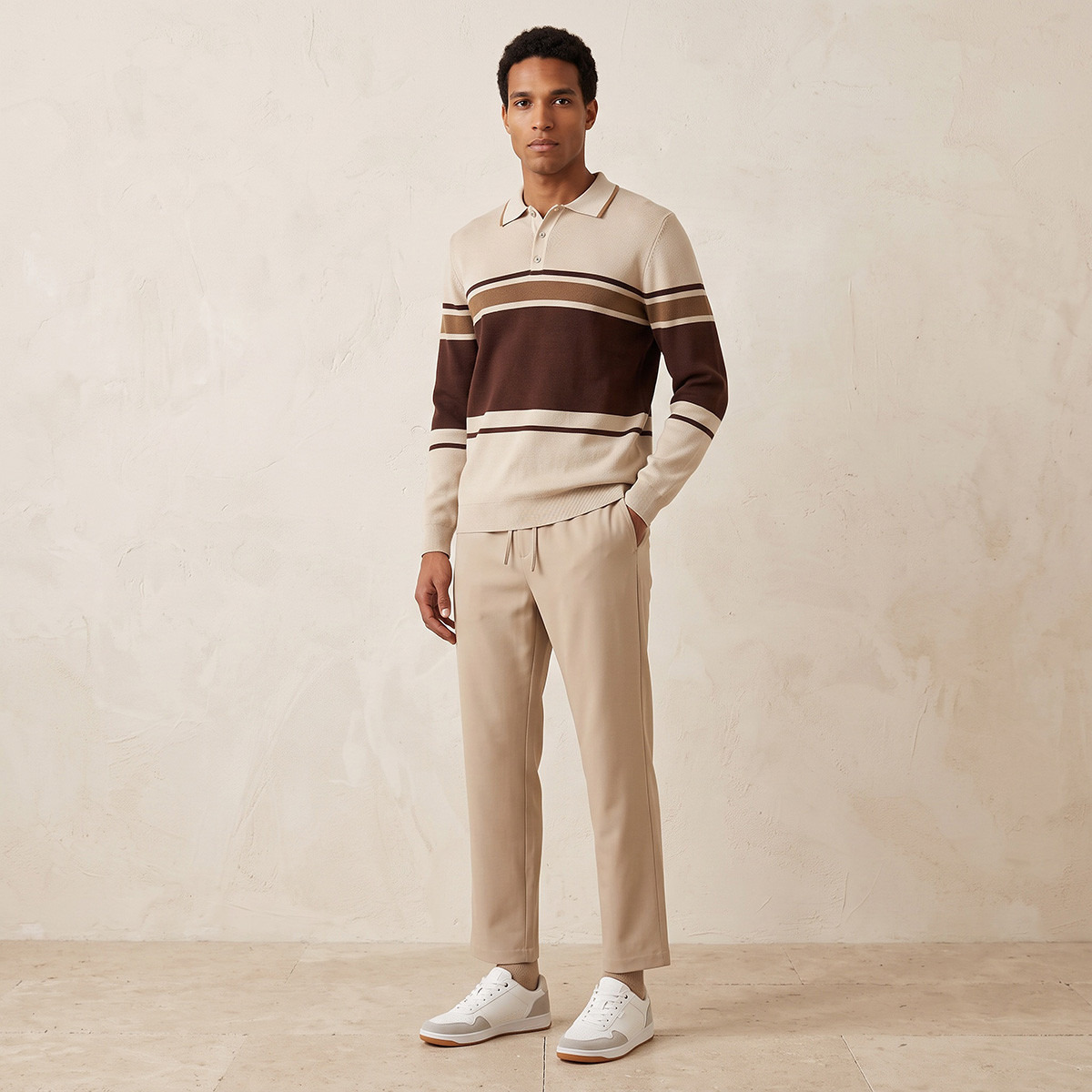 Splash Iconic Striped Sweatshirt-men-winterwear-hoodiesandsweatshirts-image-2
