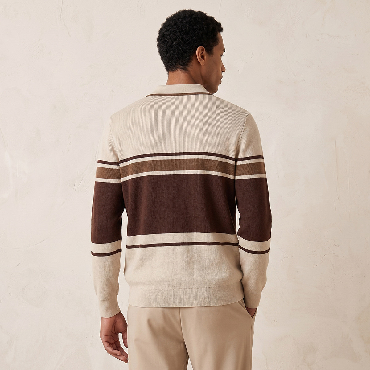 Splash Iconic Striped Sweatshirt-men-winterwear-hoodiesandsweatshirts-image-3
