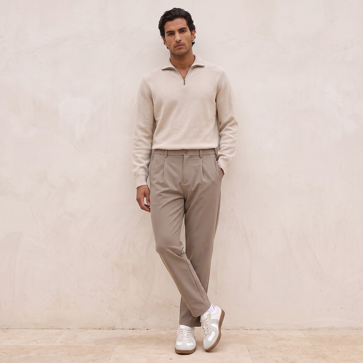 Splash Iconic Relaxed Fit Trousers-men-clothing-bottoms-trousersandchinos-trousers-image-2