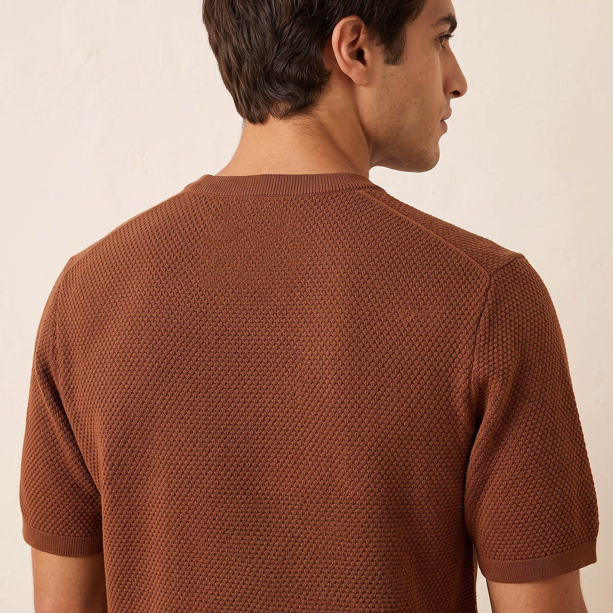 Splash Iconic Crew Neck Short Sleeves Textured T-shirt-men-clothing-tshirtsandpolos-tshirts-image-5