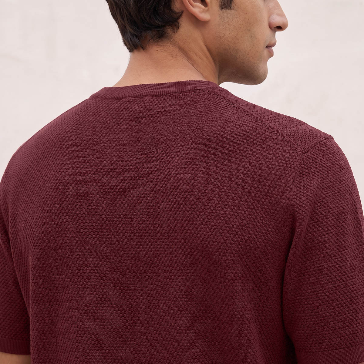 Splash Iconic Crew Neck Popcorn Textured T-shirt-PROMO_SP_OM_2FOR10_5_130625-image-6