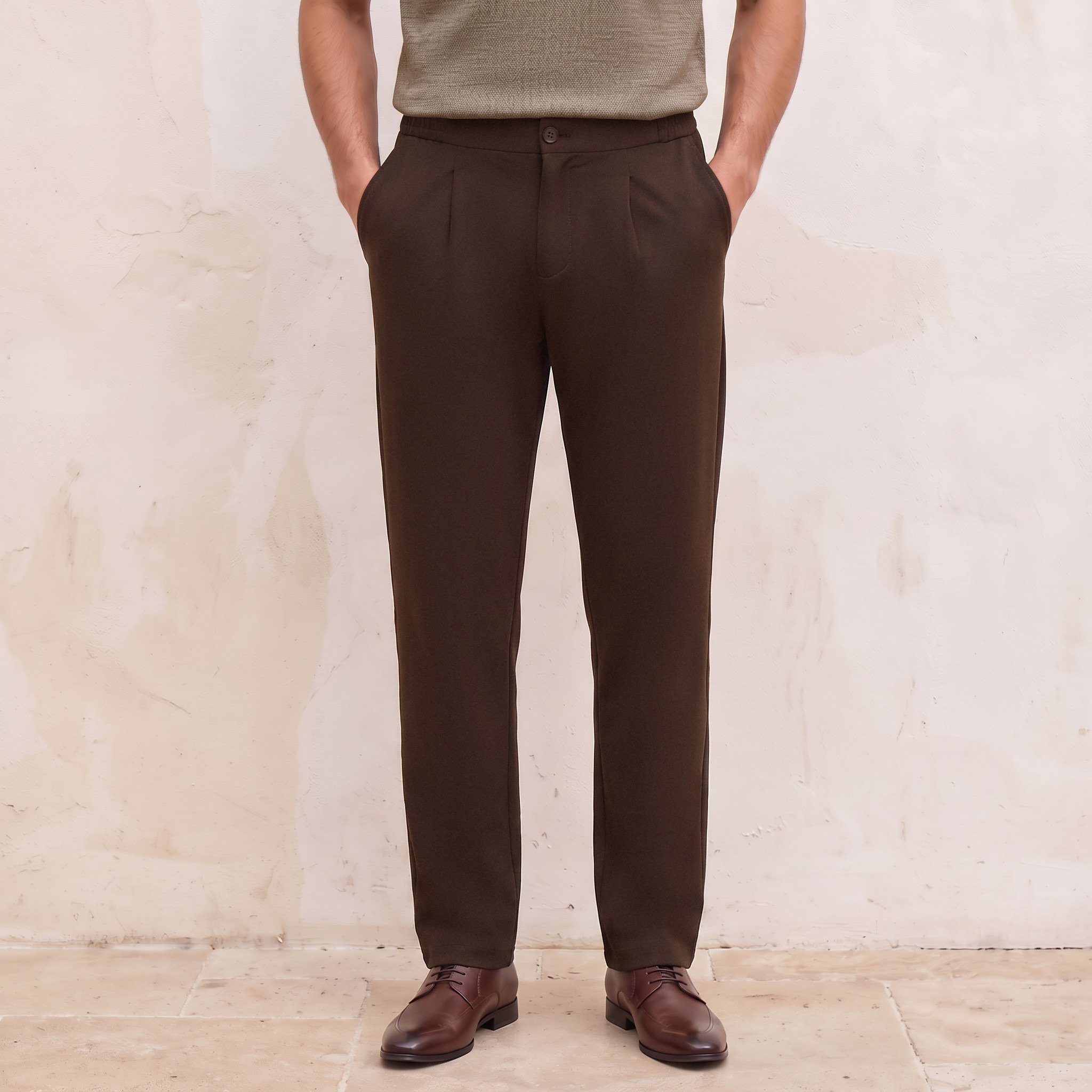 Splash Iconic Pleated Monte Trousers-men-clothing-bottoms-trousersandchinos-trousers-image-2