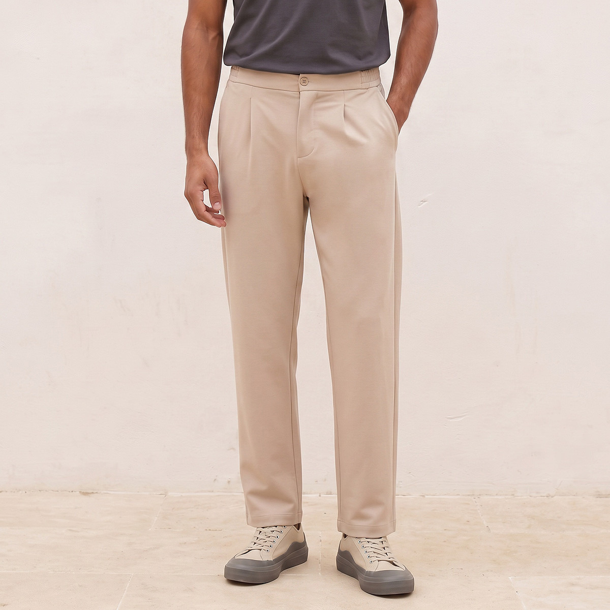 Splash Iconic Pleated Monte Trousers-men-clothing-bottoms-trousersandchinos-trousers-image-1