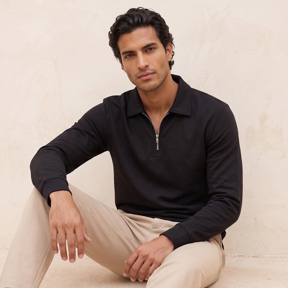 سويت شيرت من أيكونيك من سبلاش-men-winterwear-hoodiesandsweatshirts-image-1