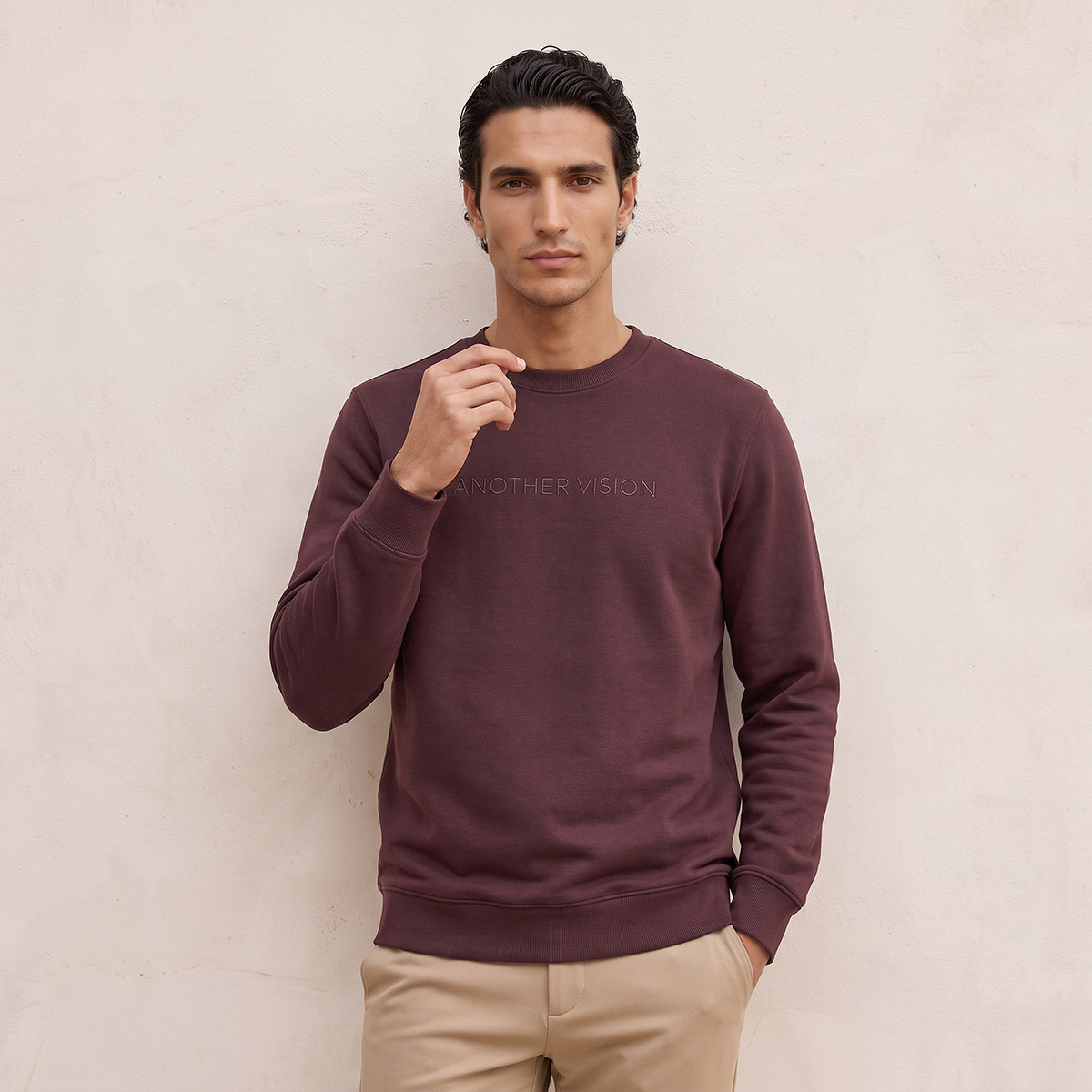 Splash Iconic Embroidered Sweatshirt-men-winterwear-hoodiesandsweatshirts-image-5