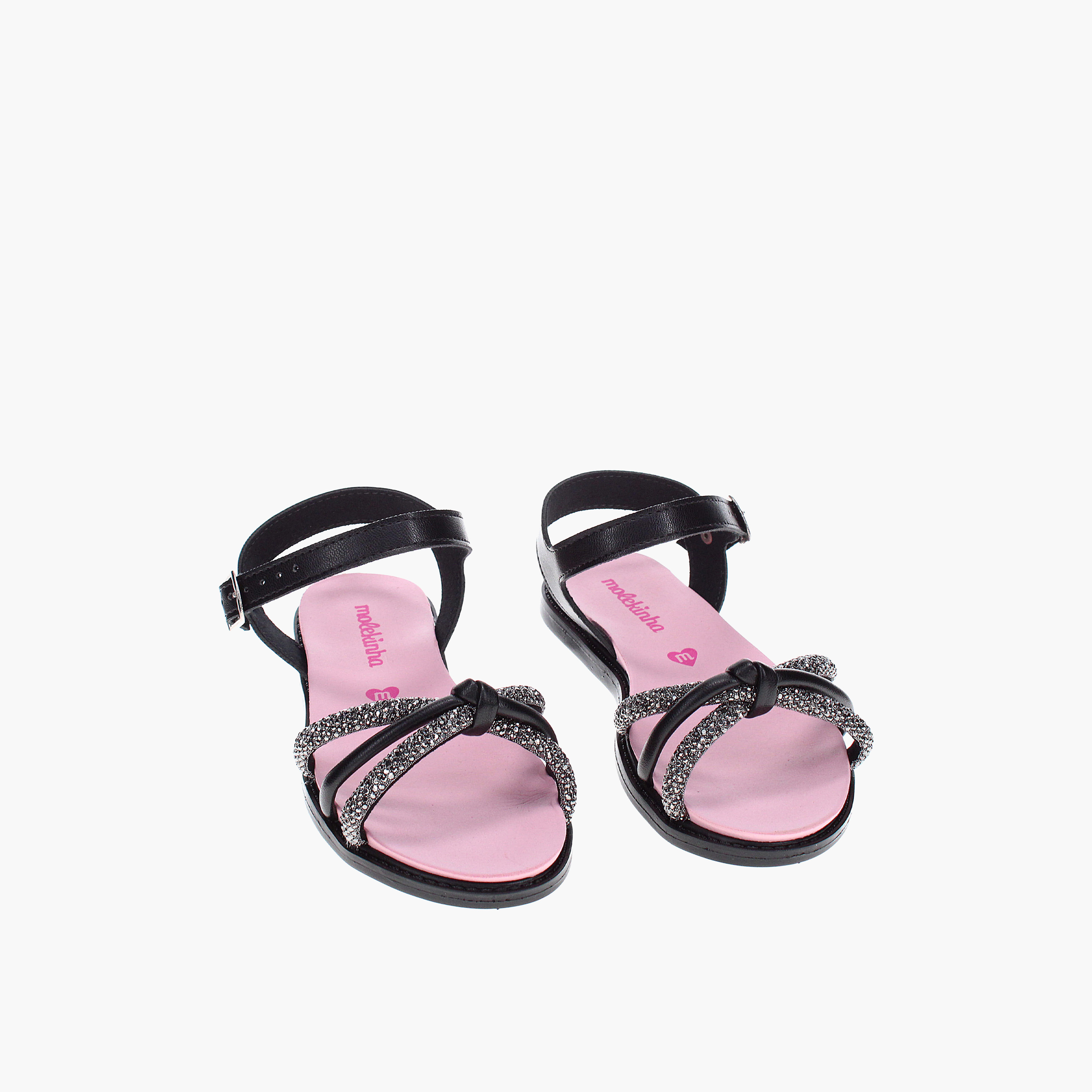 Molekinha by Geoomnii Girls Buckle Strap Aara Cross Strap Sandals | 2312-260-27224-91008      -girls-shoes-sandals-image-4