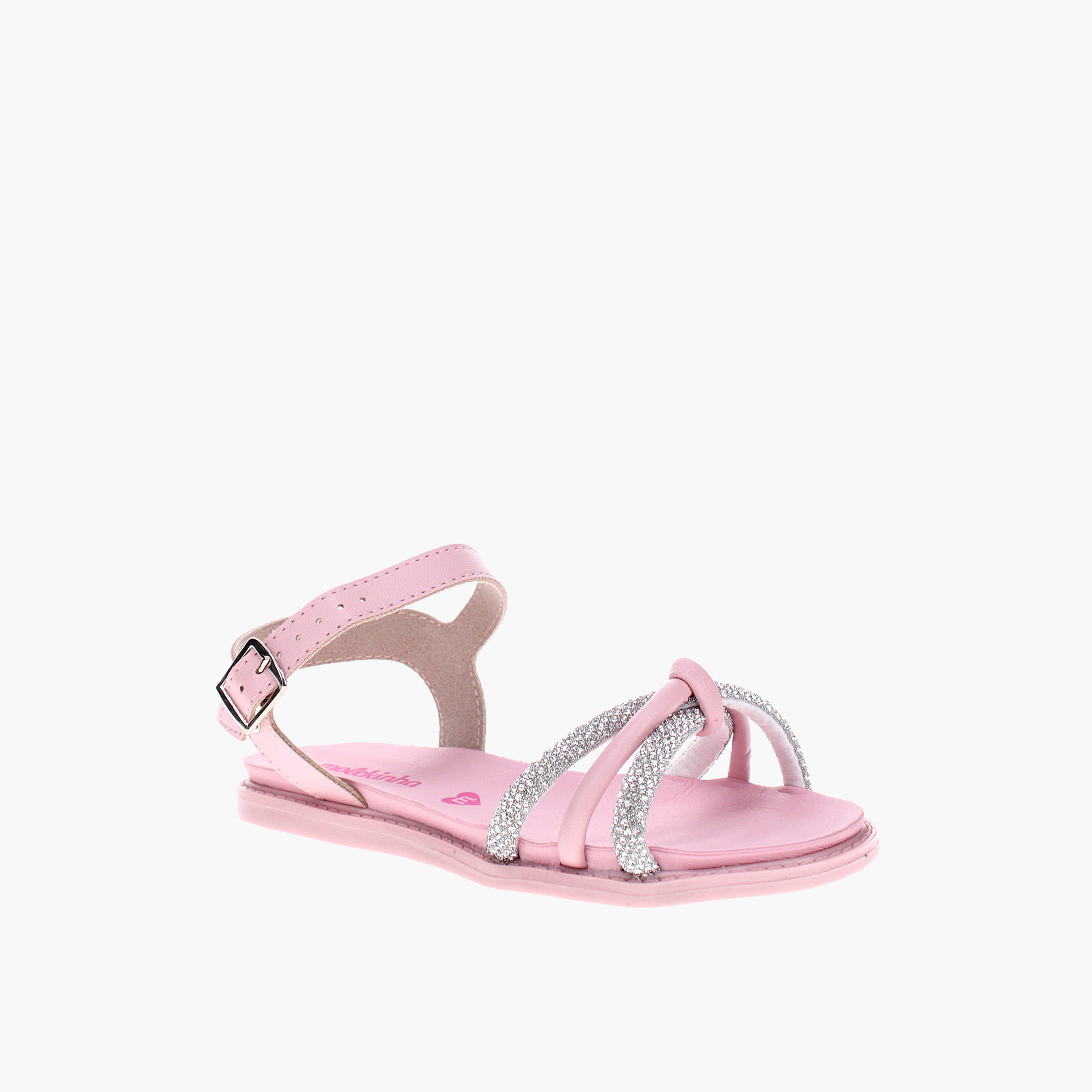 مولكينها - صندل هالي بحزام متقاطع وإبزيم - للبنات | 2312-260-27224-95834-girls-shoes-sandals-image-1