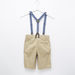 Bossini Pocket Detail Shorts with Suspenders and Button Closure-Shorts-thumbnail-2