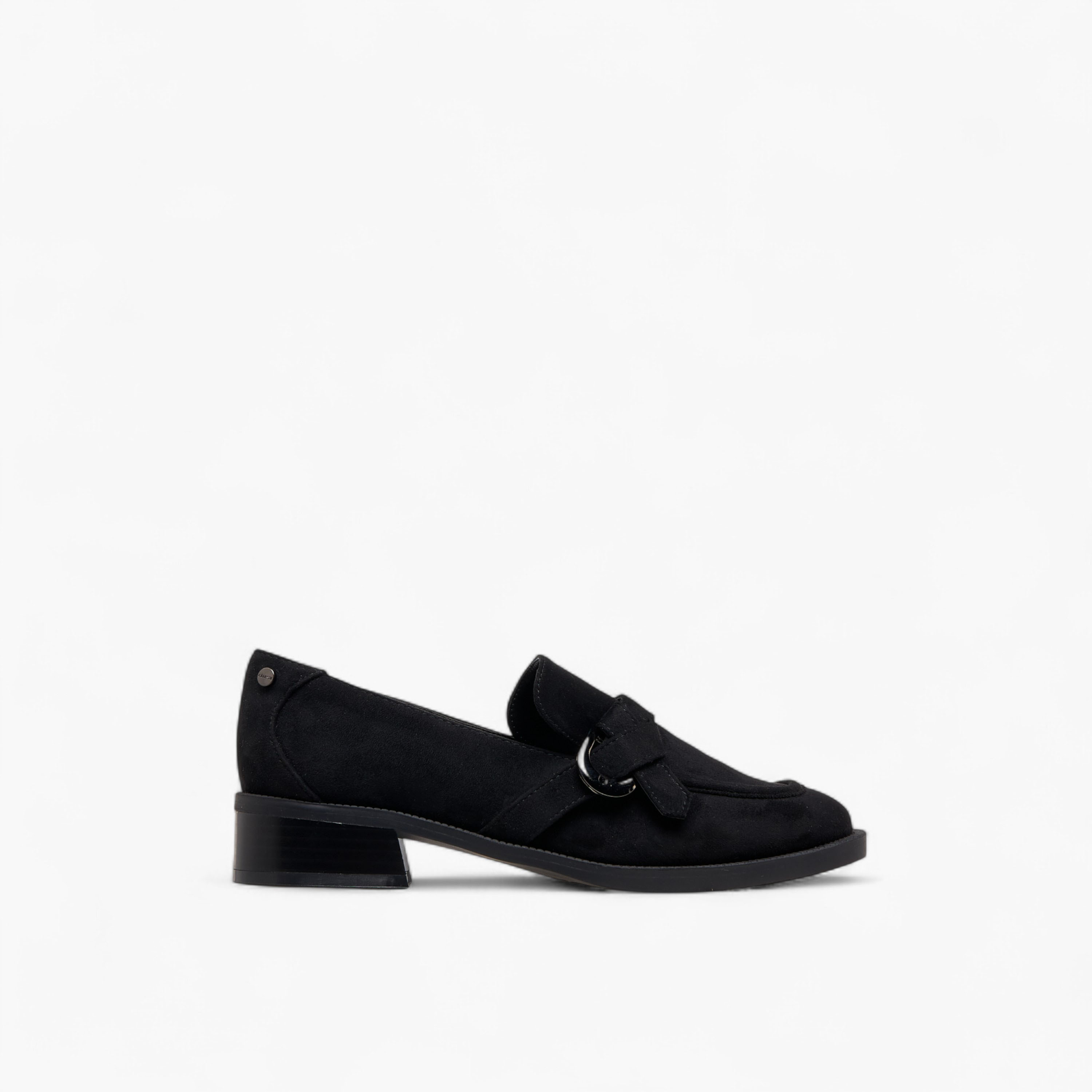 Celeste Women's Buckle Detail Block Heel Loafers-women-shoes-loafersandmoccasins-image-3