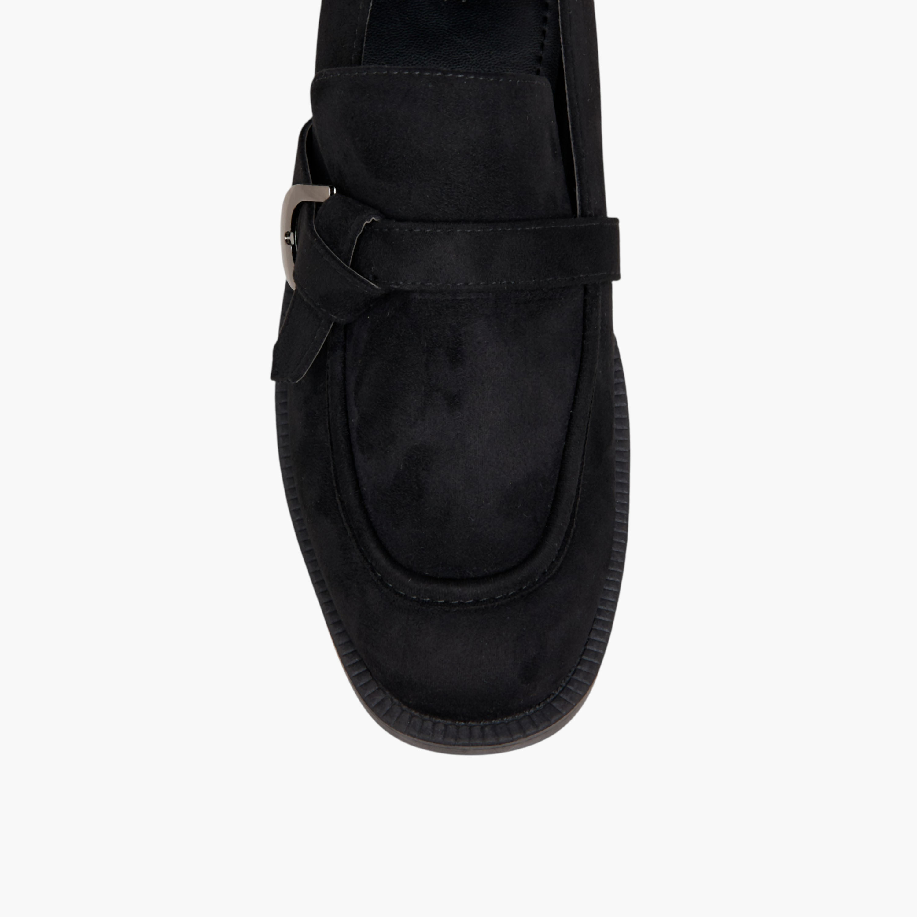 Celeste Women's Buckle Detail Block Heel Loafers-women-shoes-loafersandmoccasins-image-4