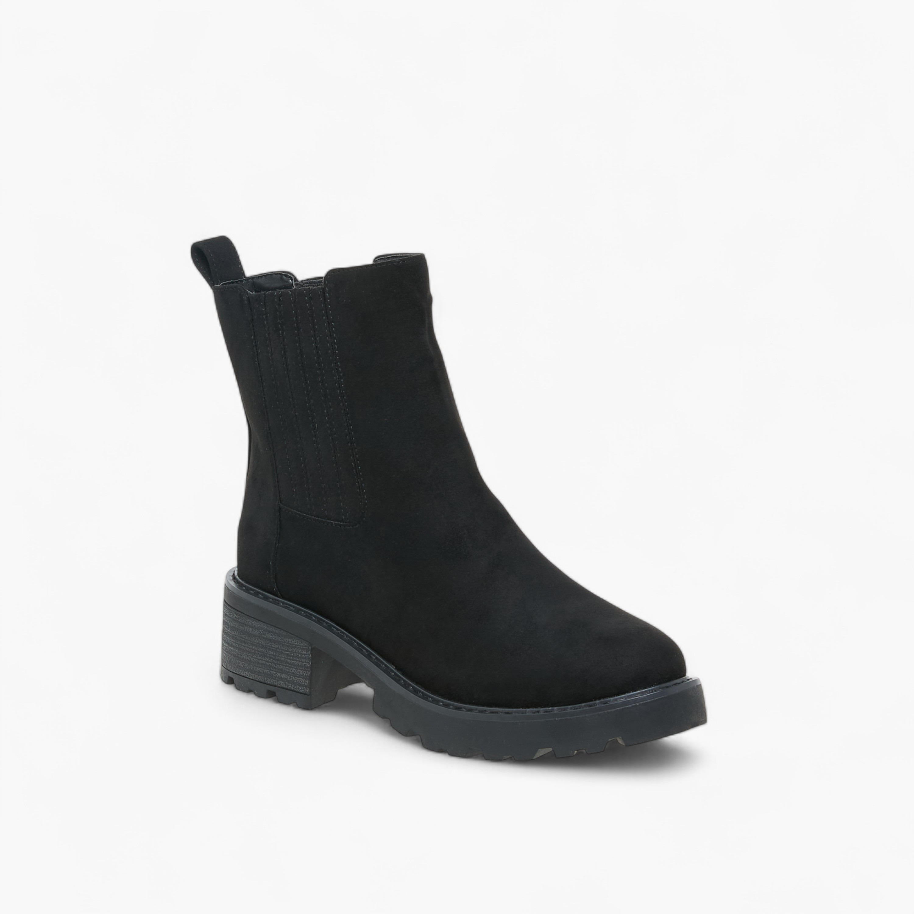 Lee Cooper Women's Solid Chelsea Boots with Block Heels-women-shoes-boots-image-2