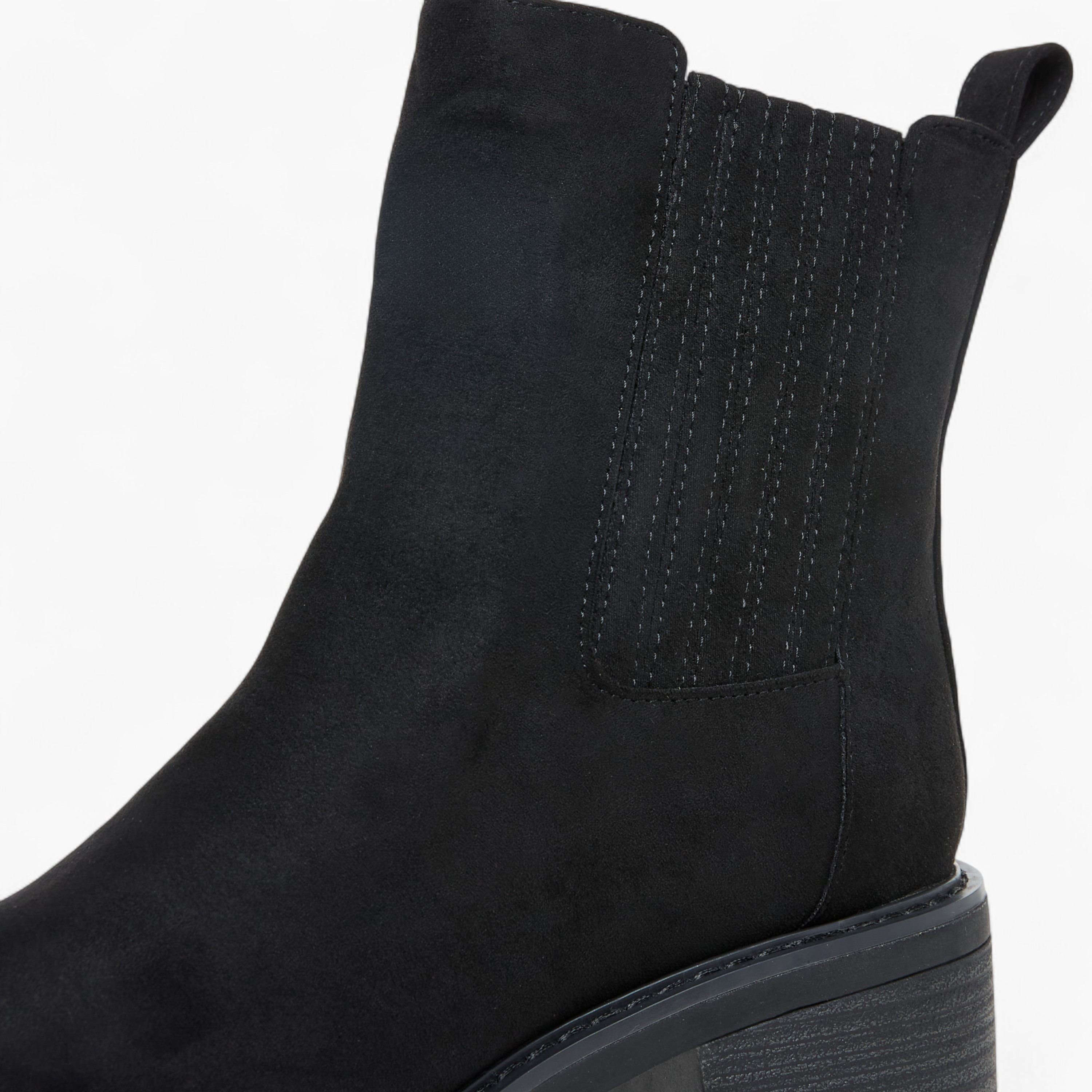 Lee Cooper Women's Solid Chelsea Boots with Block Heels-women-shoes-boots-image-4