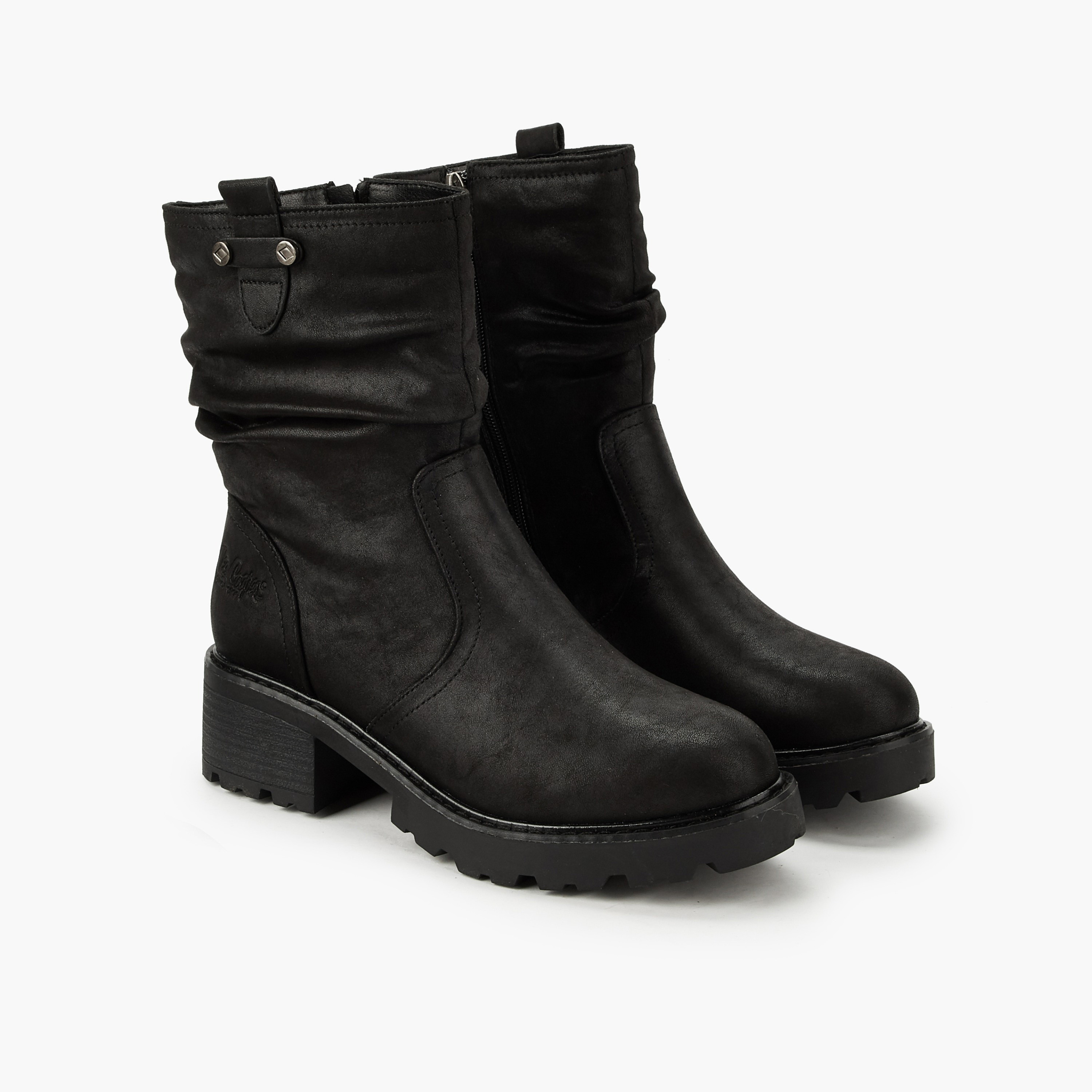 Lee Cooper Women Block Heel Ankle Boots-women-shoes-boots-image-1