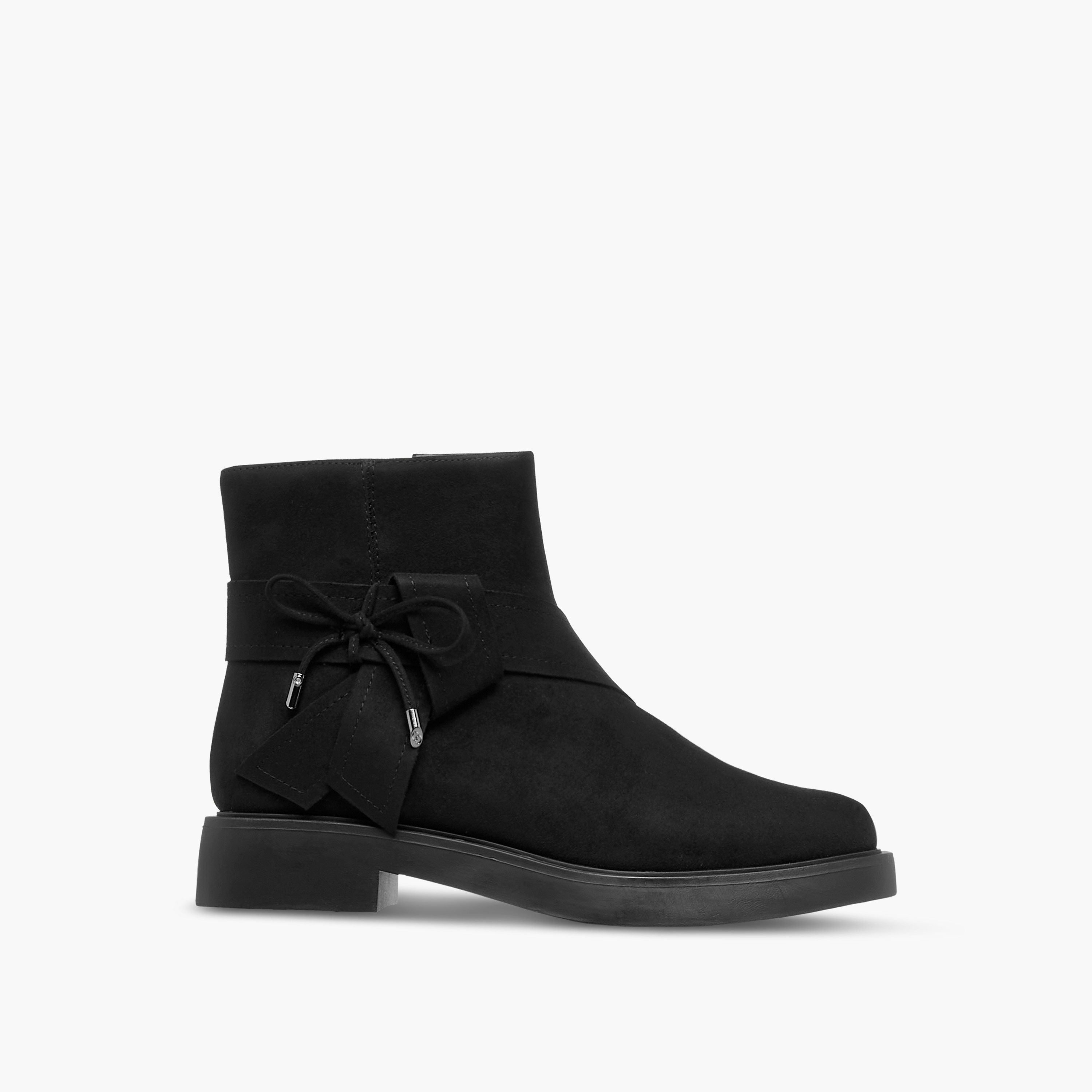 Celeste Women's Bow Accent Ankle Boots with Zip Closure-women-shoes-boots-image-3