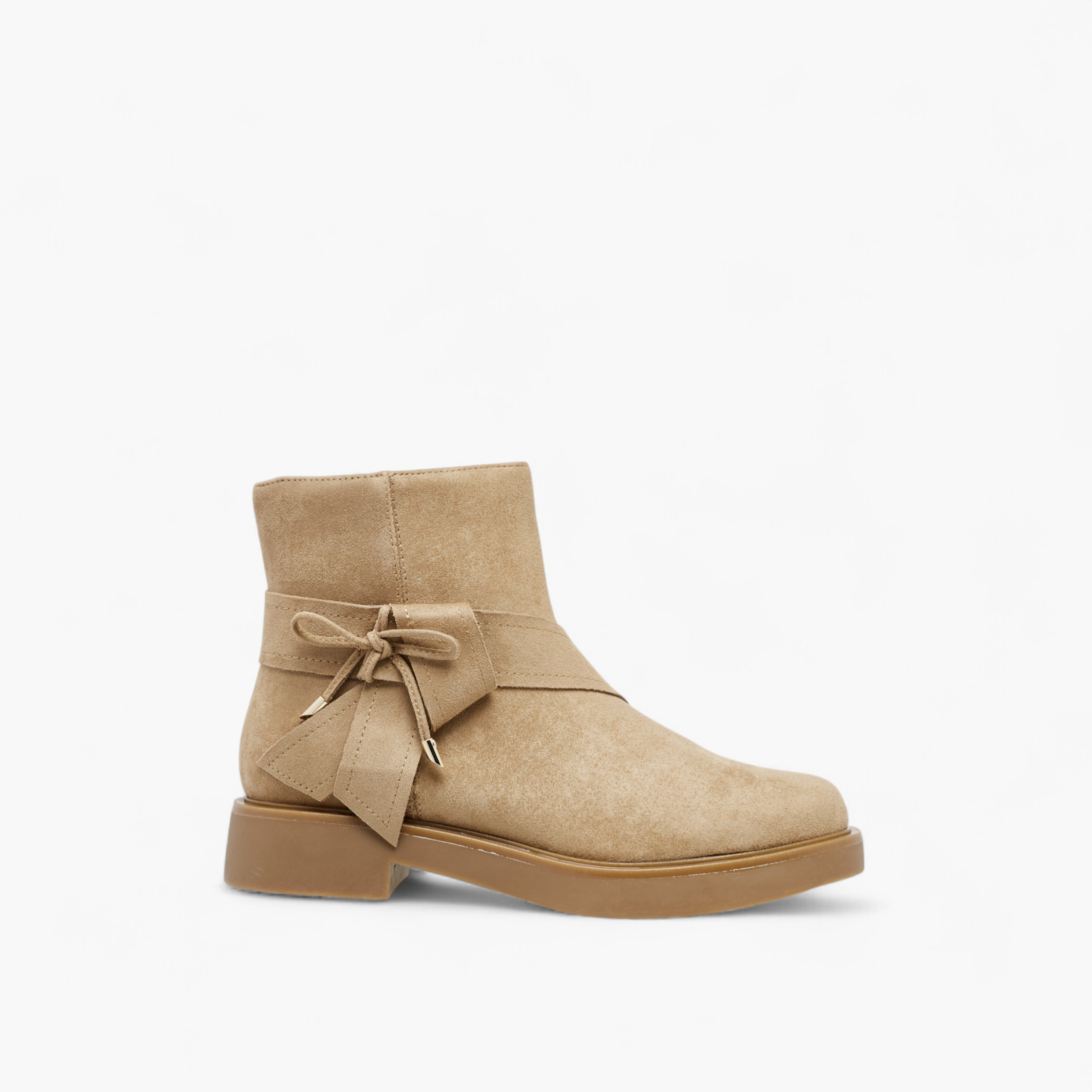 Celeste Women's Bow Accent Ankle Boots with Zip Closure-women-shoes-boots-image-3