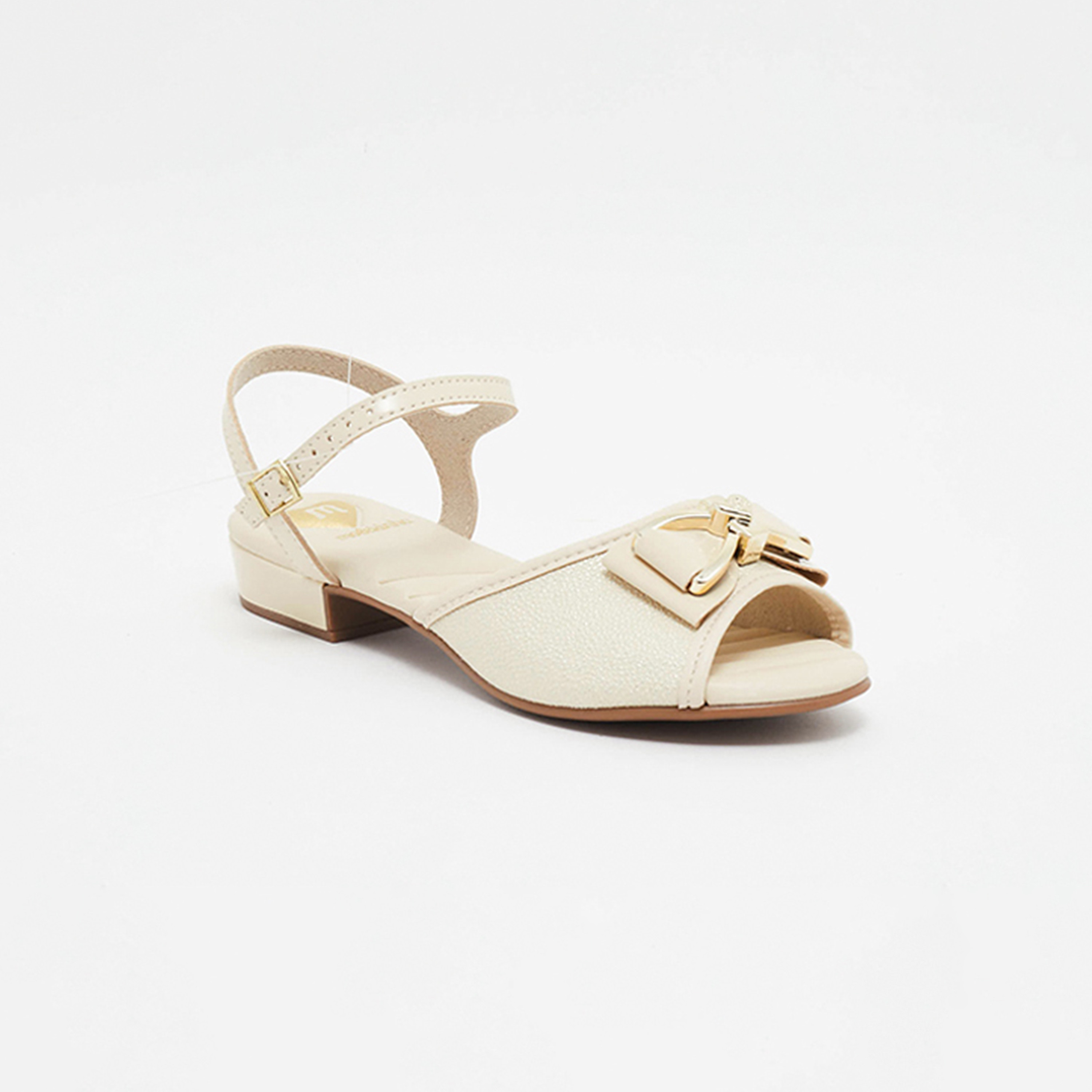 2318-229-24191 | صندل من موليكينها للأطفال مع مزين من فيونكة-girls-shoes-sandals-image-1
