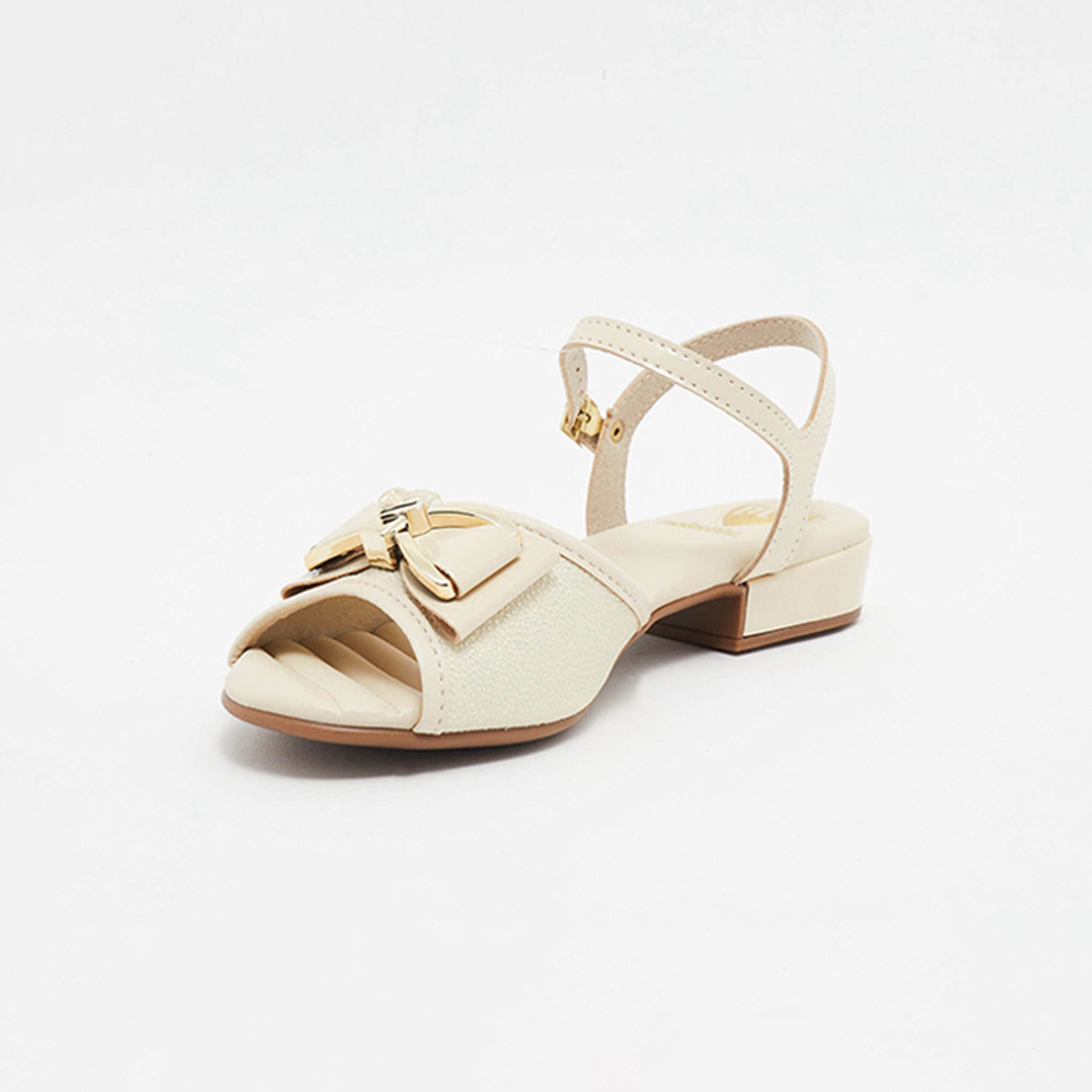 2318-229-24191 | صندل من موليكينها للأطفال مع مزين من فيونكة-girls-shoes-sandals-image-2