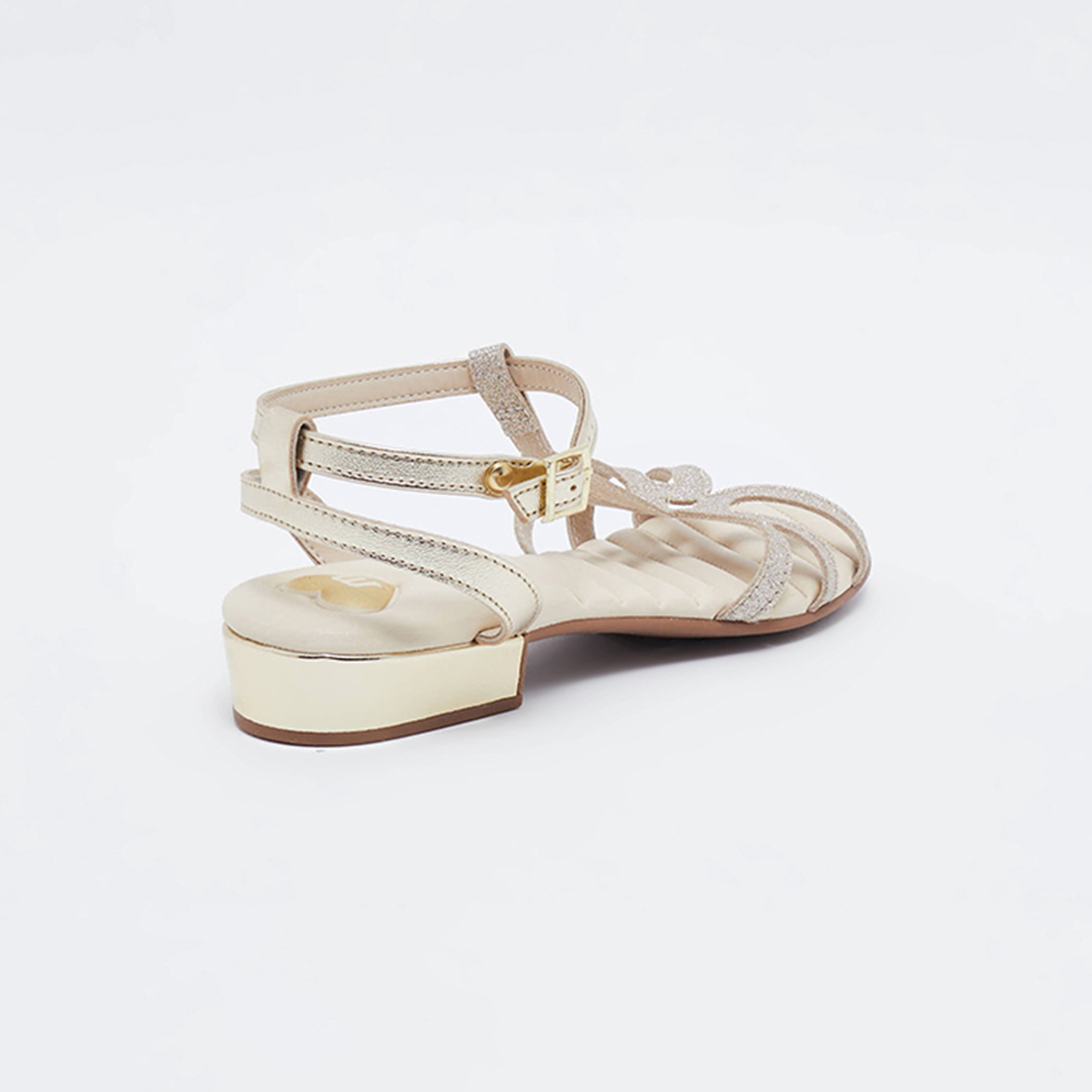 2318-236-19371 | صندل ذو معدني مع رباط للكاحل من موليكينها للأطفال-girls-shoes-sandals-image-3