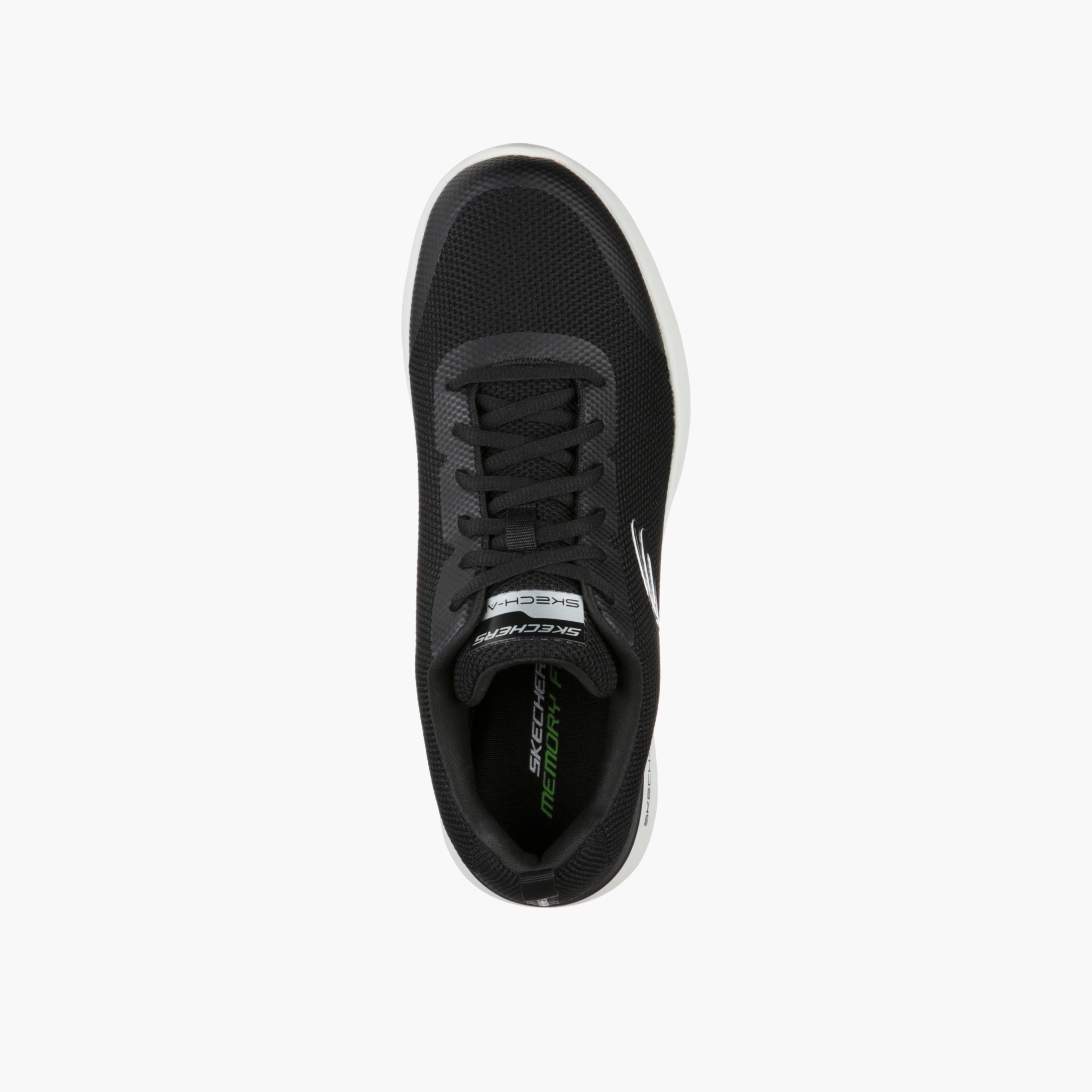 Skechers Men Logo Print Lace-Up Sports Shoes-sports-men-shoes-image-2