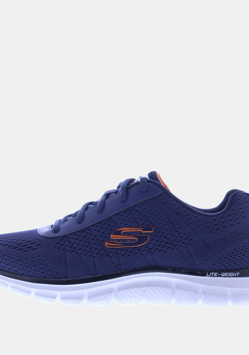 Skechers Men's Textured Sports Shoes with Lace-Up Closure - Track Moulton-Men%27s Sports Shoes-image-0