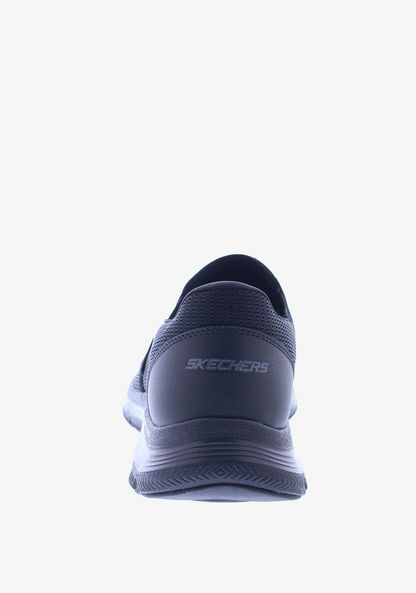Skechers Men's Textured Slip-On Walking Shoes - FLEX ADVANTAGE 4.0-Men%27s Sports Shoes-image-3