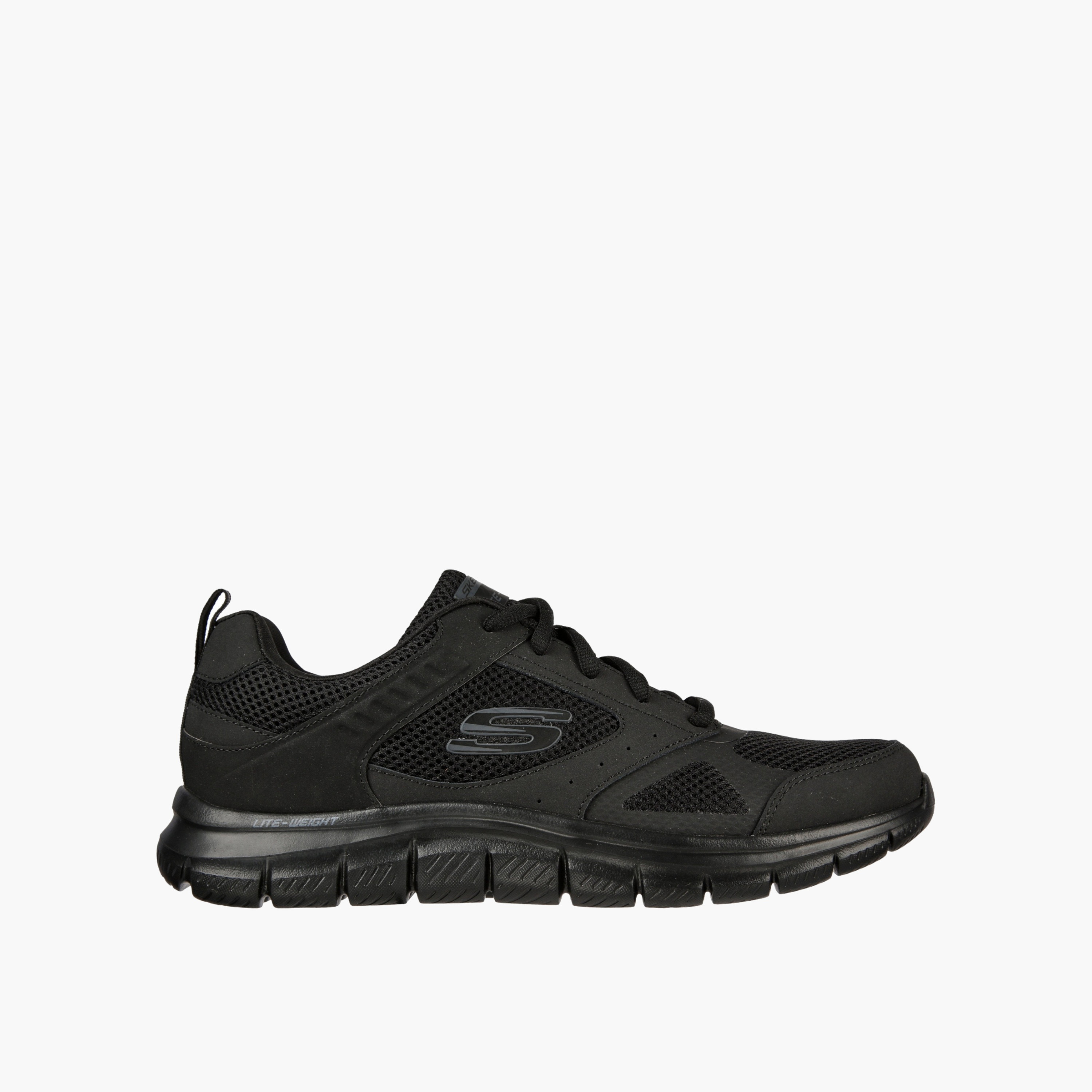Skechers Men Panelled Leather Lace-Up Sports Shoes-sports-men-shoes-image-1
