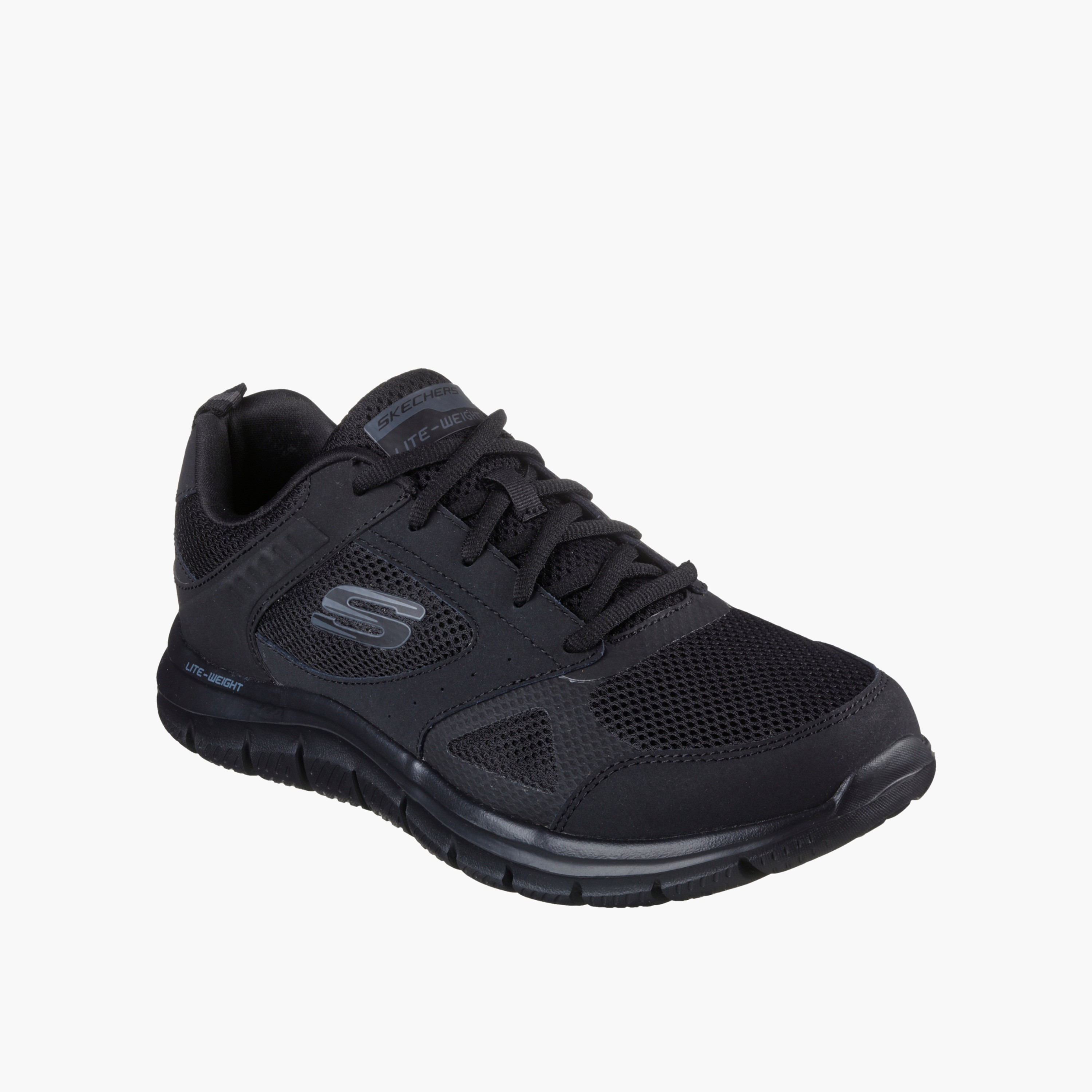 Skechers Men Panelled Leather Lace-Up Sports Shoes-sports-men-shoes-image-4