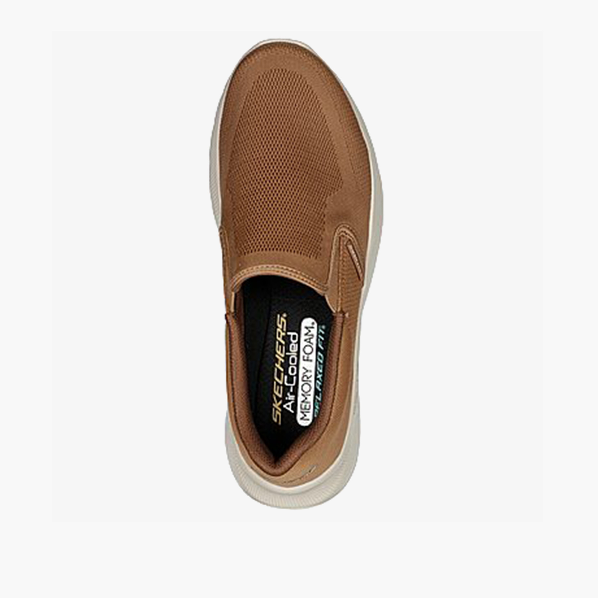 Skechers memory foam mens hot sale gold