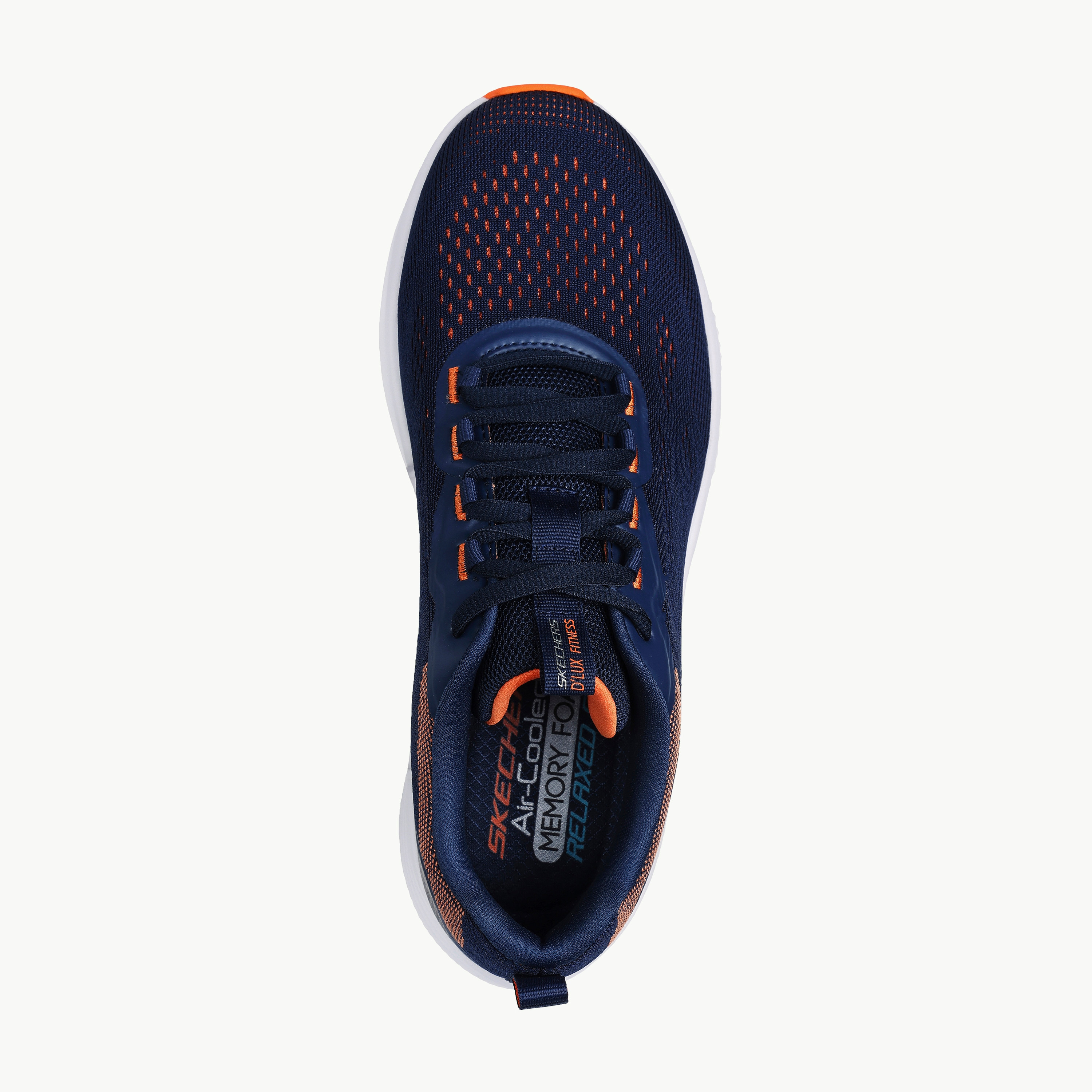 حذاء رياضي ميموري فوم رجالي مبرد بالهواء من سكيتشرز دلاكس فتنيس | 232617-sports-men-shoes-image-4