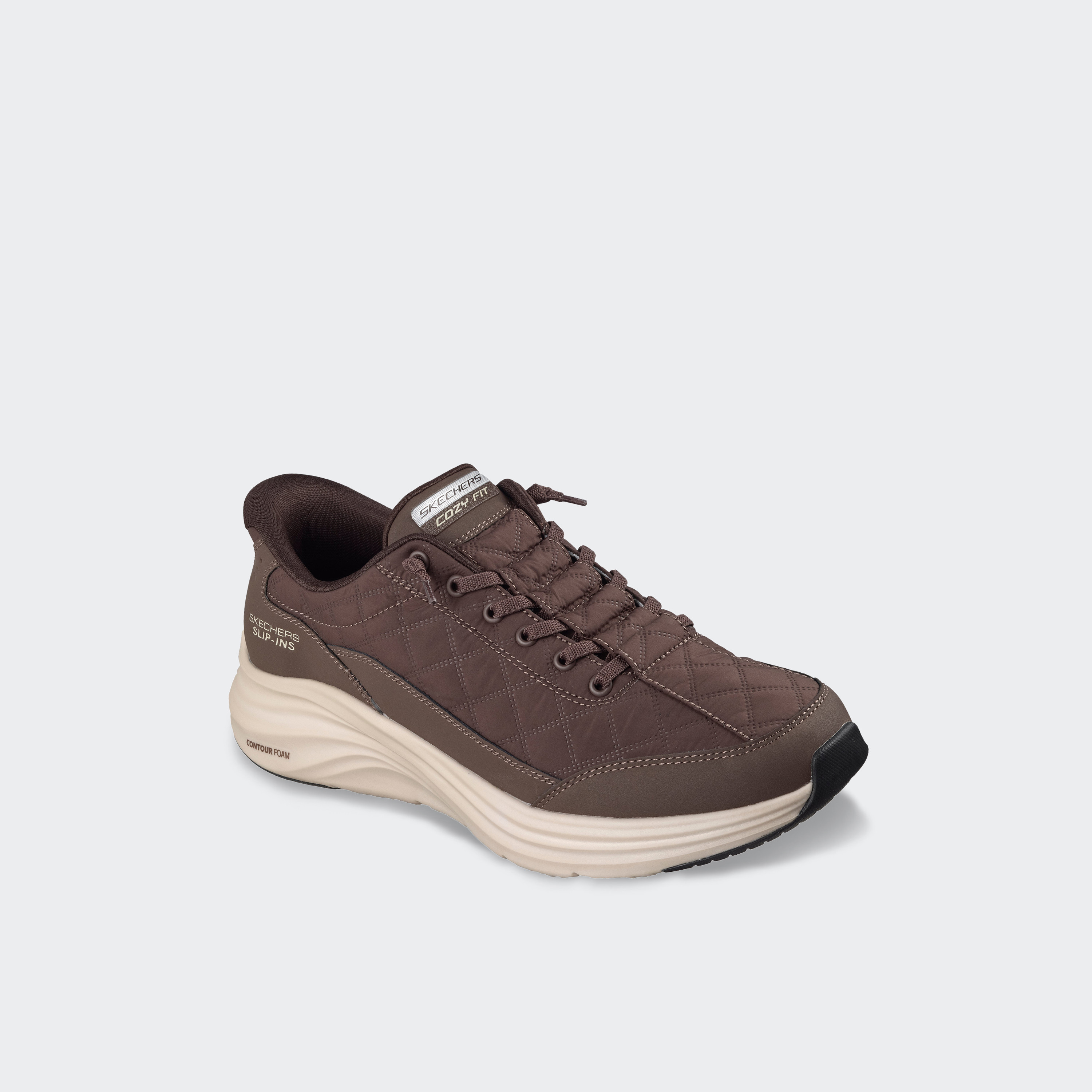 Skechers Men Contour Foam Slip-On Walking Shoes-sports-men-shoes-image-1