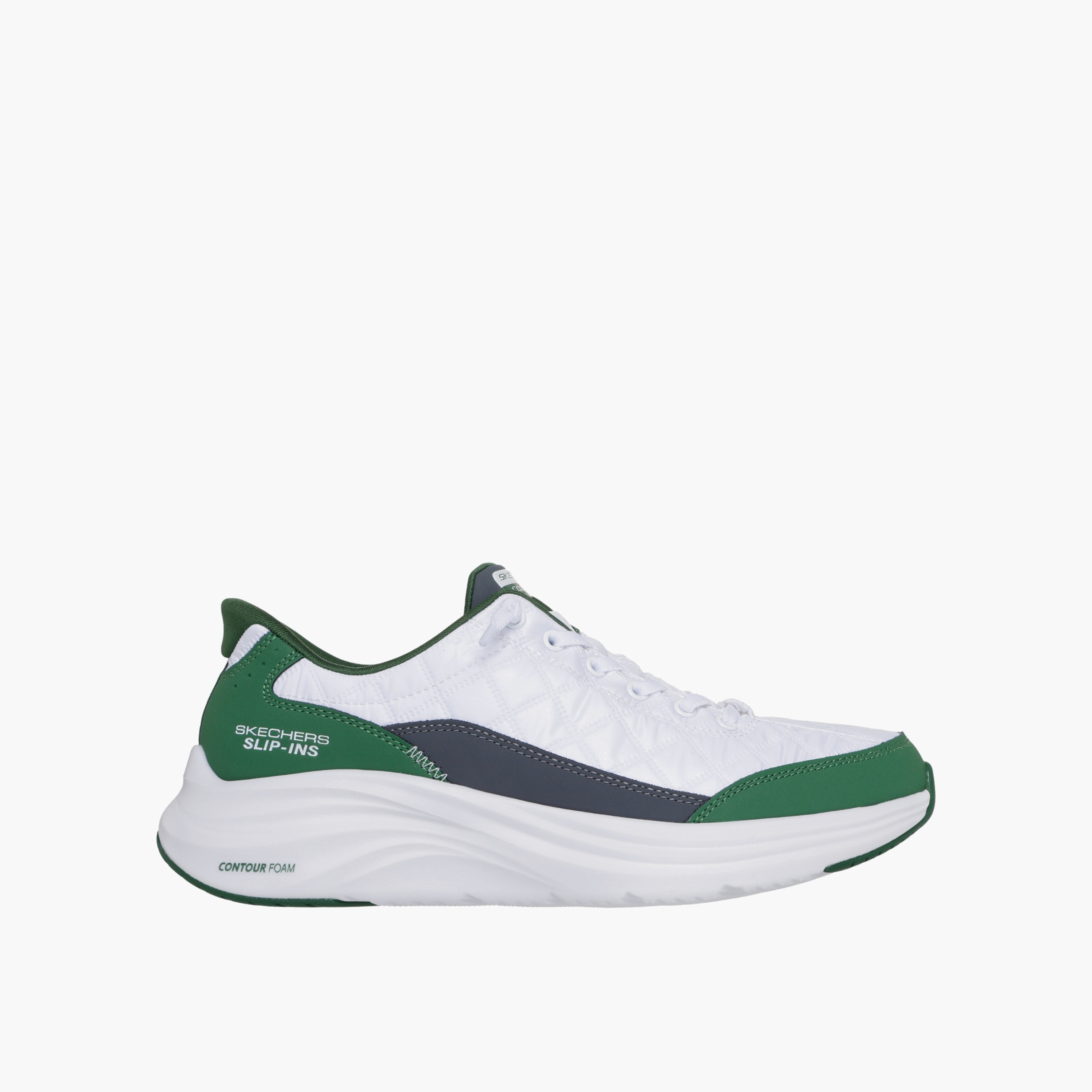 Skechers Men Quilted Lace-Up Sports Shoes-sports-men-shoes-image-1