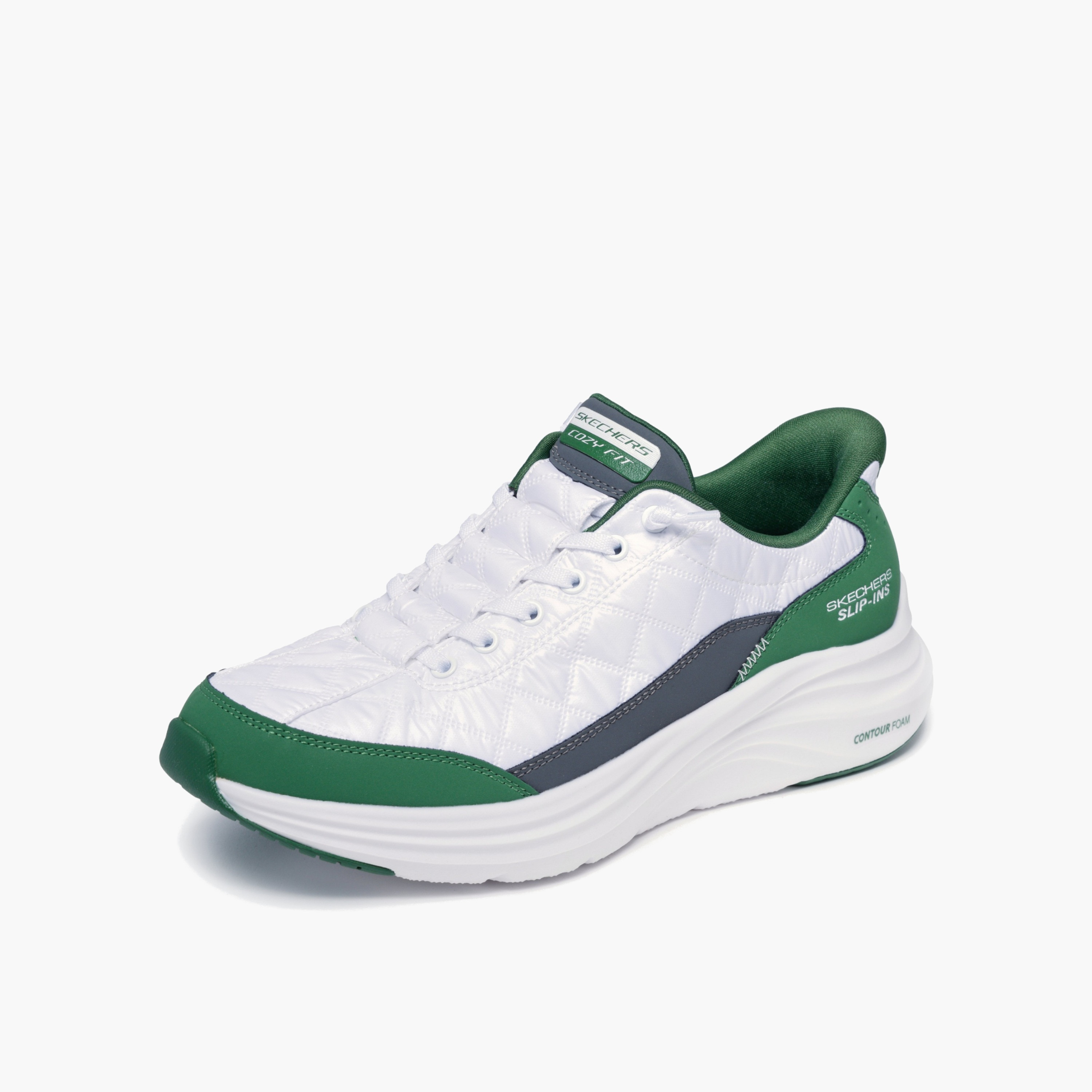 Skechers Men Quilted Lace-Up Sports Shoes-sports-men-shoes-image-3