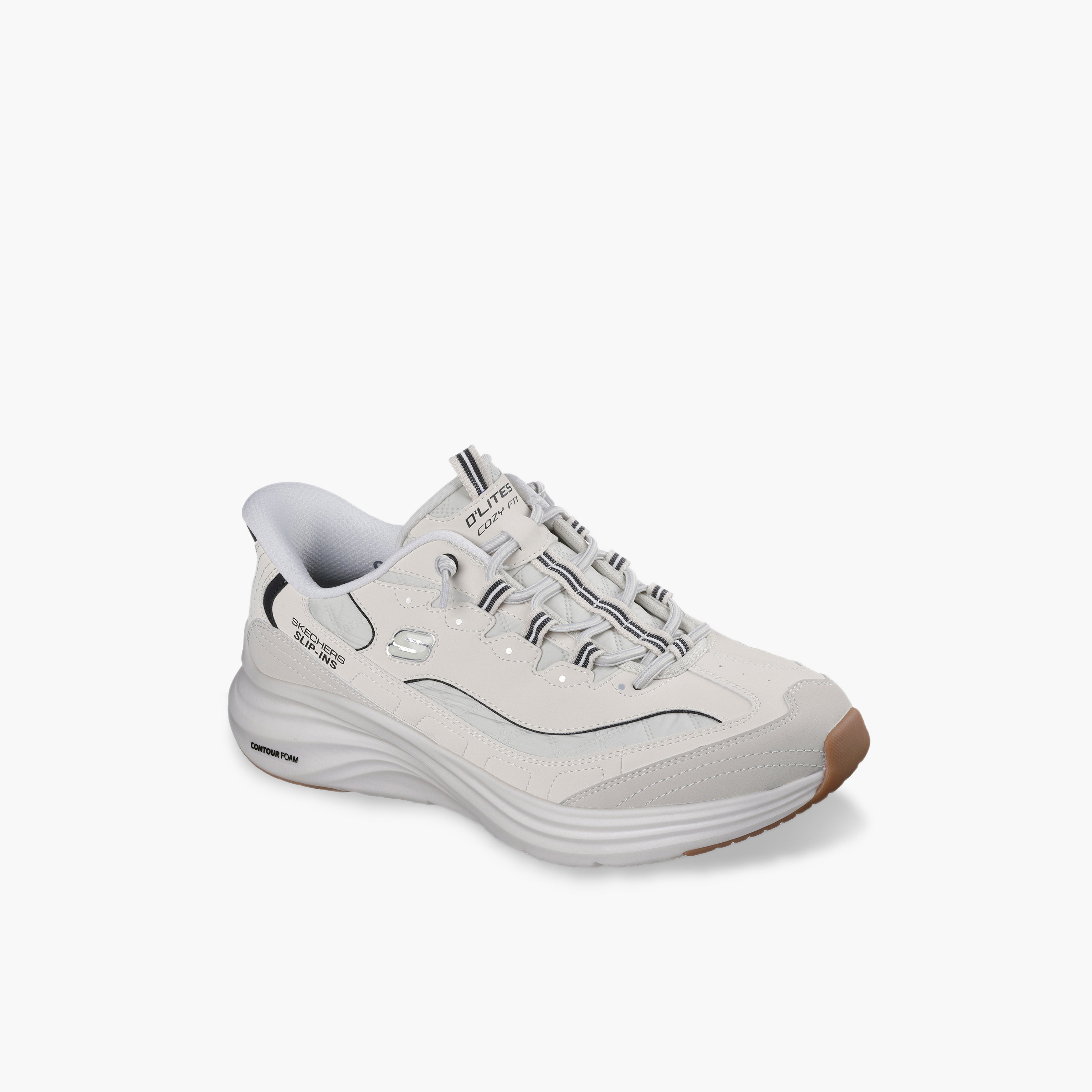 Skechers Men Contour Foam Lace-Up Ankle Sneakers-men-shoes-sneakers-image-1